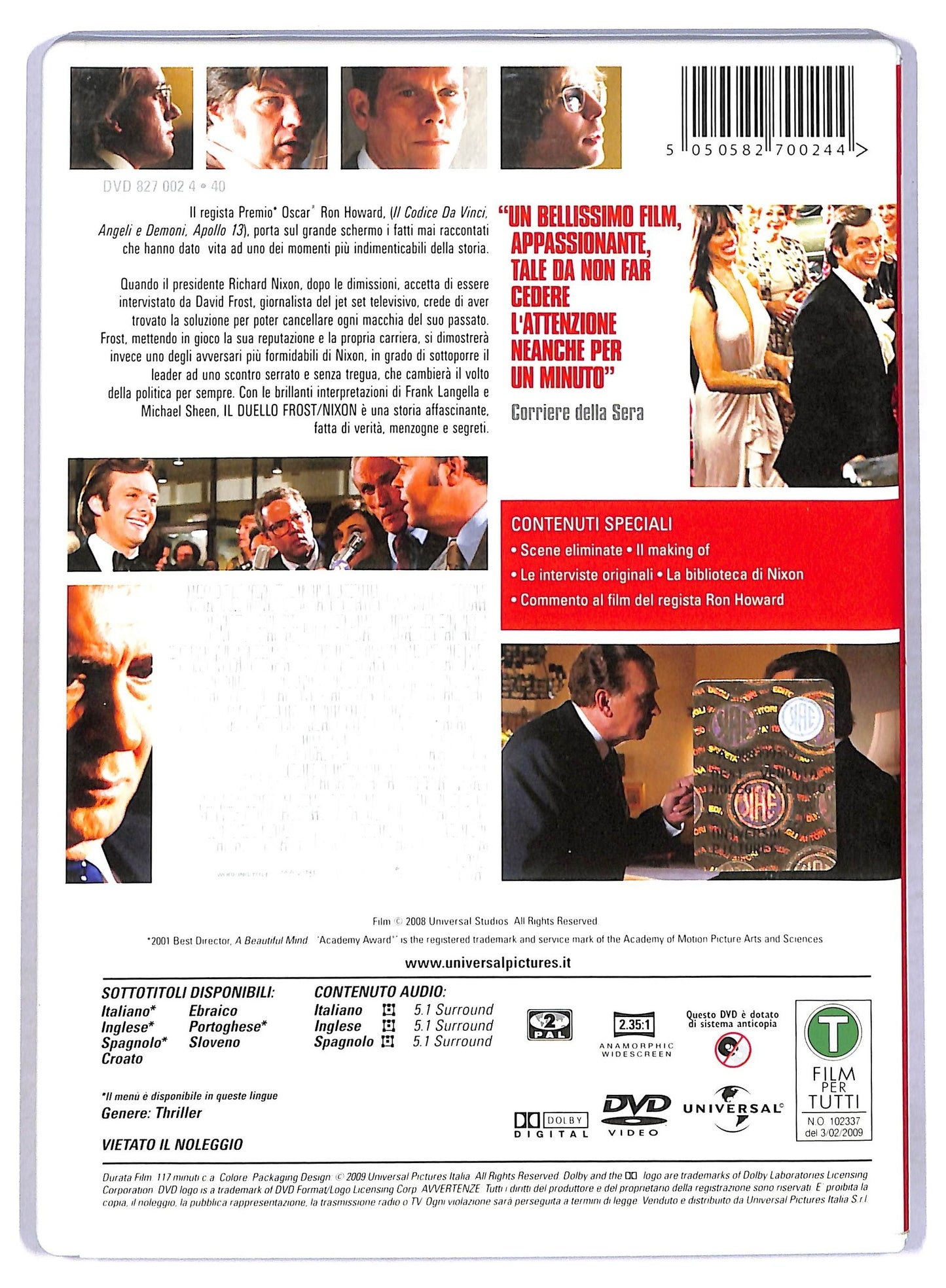 EBOND Il duello Frost Nixon  DVD D778463