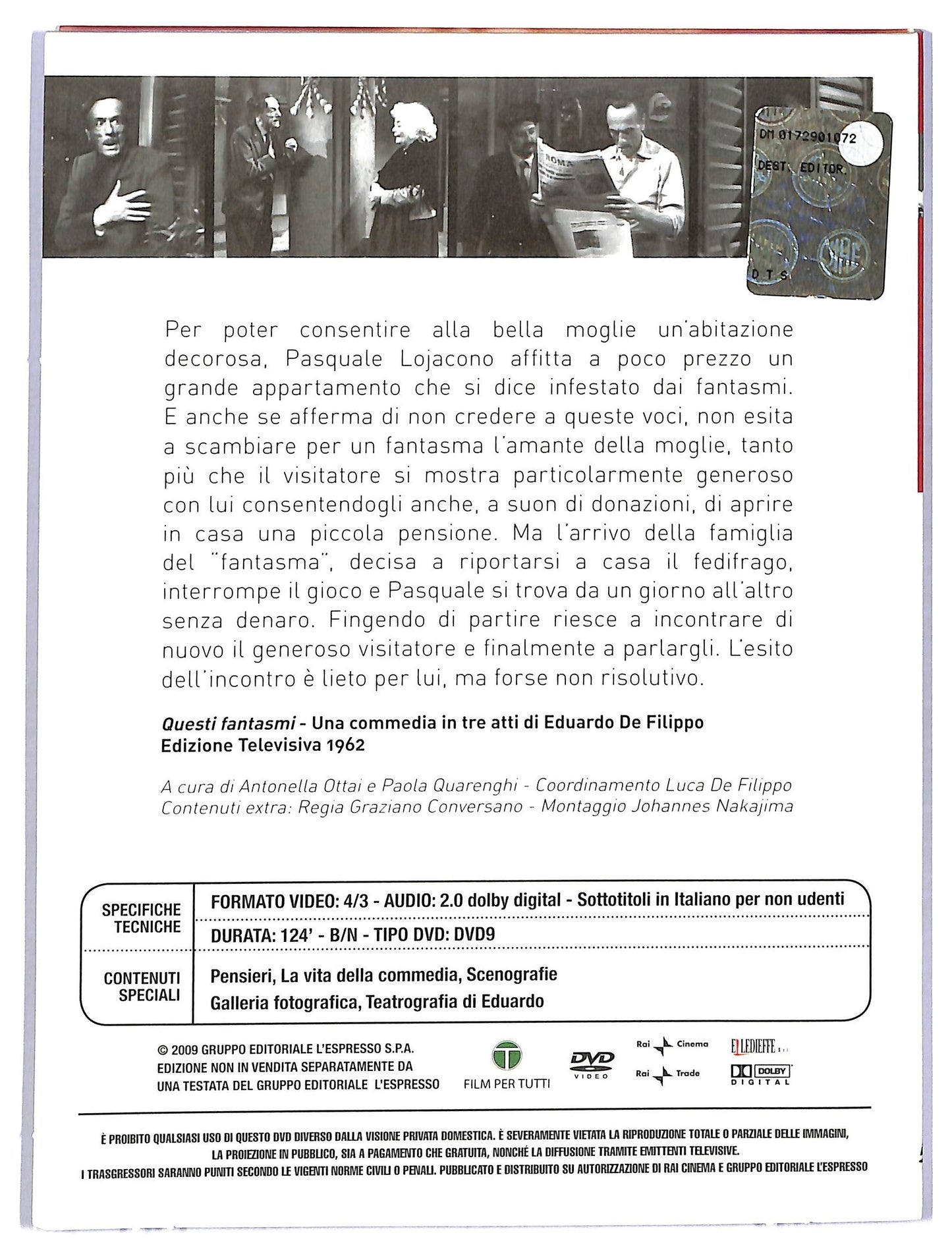 EBOND Questi Fantasmi EDITORIALE DVD D778517