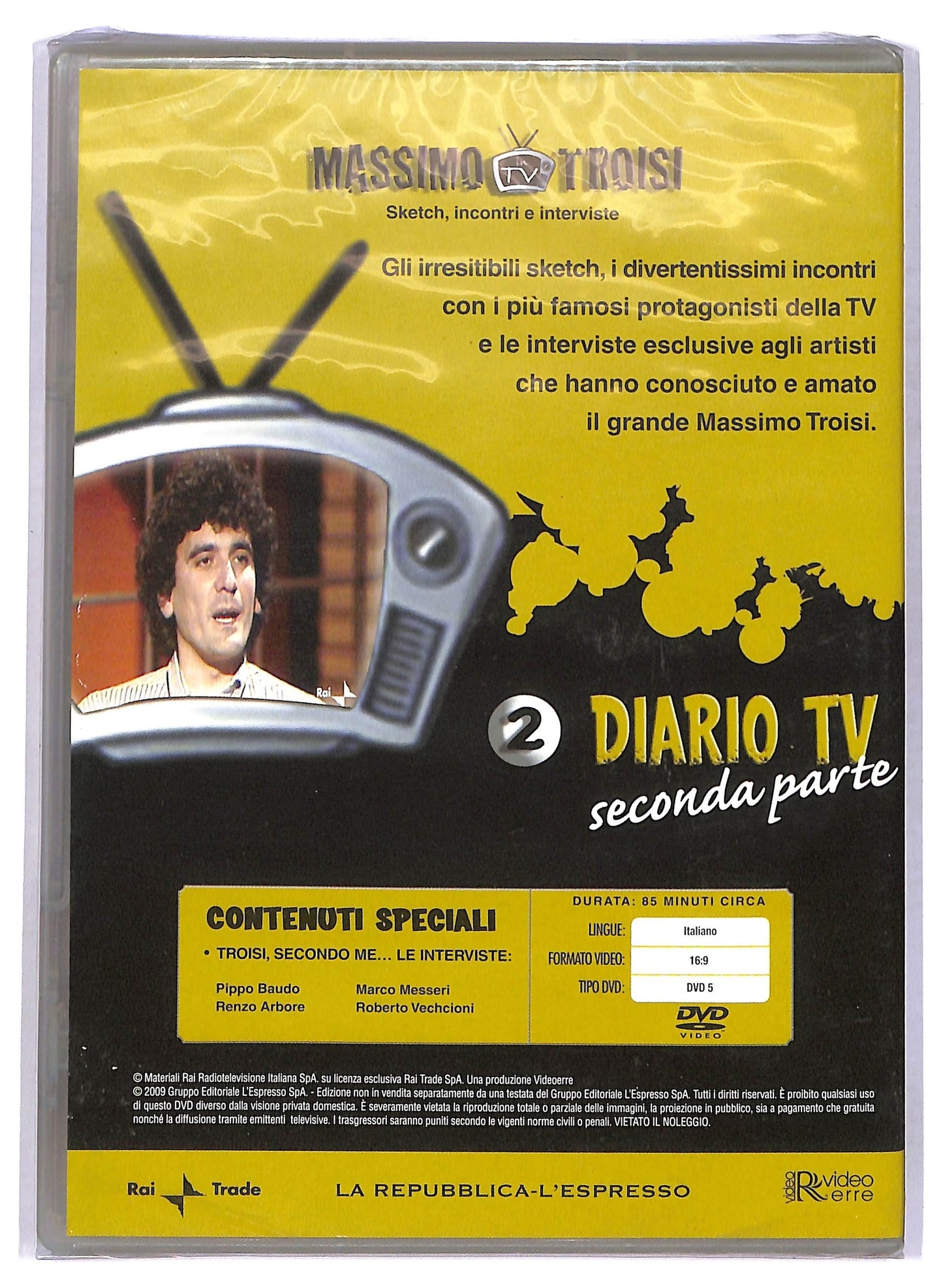 EBOND Massimo Troisi In Tv- Sketch, Incontri e Interviste Vol.2 DVD D778542