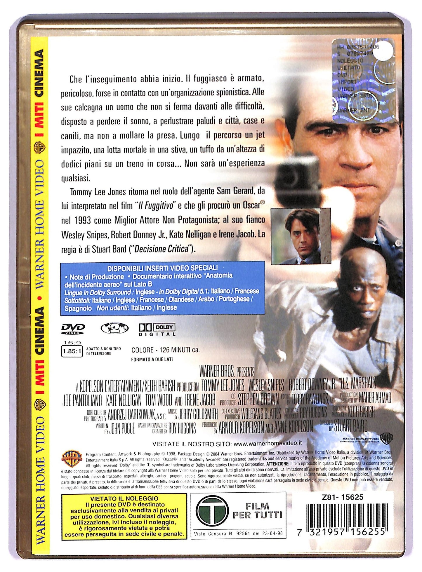 EBOND U.s. Marshals DVD D778644