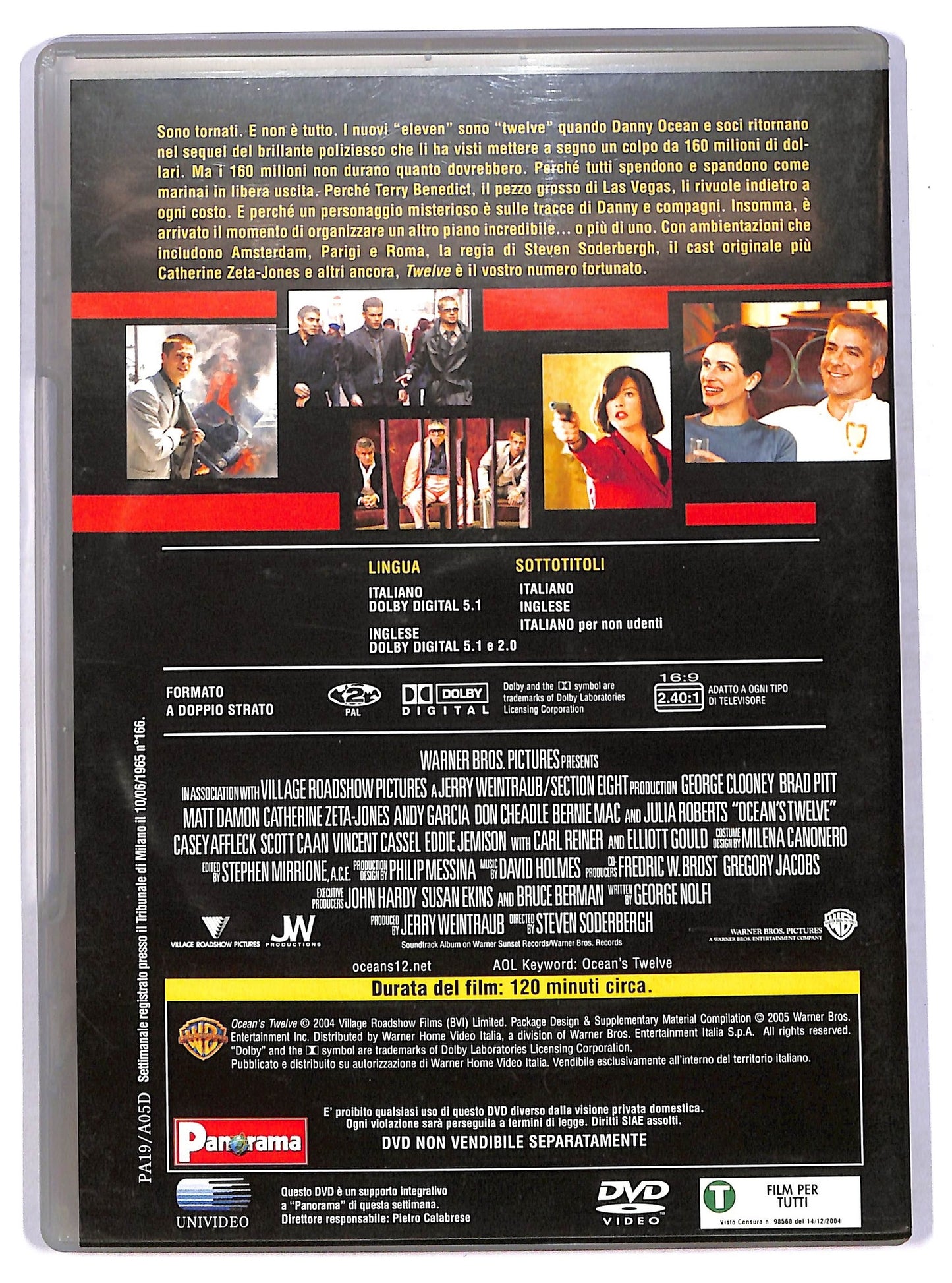 EBOND Ocean's Twelve  EDITORIALE DVD D778731