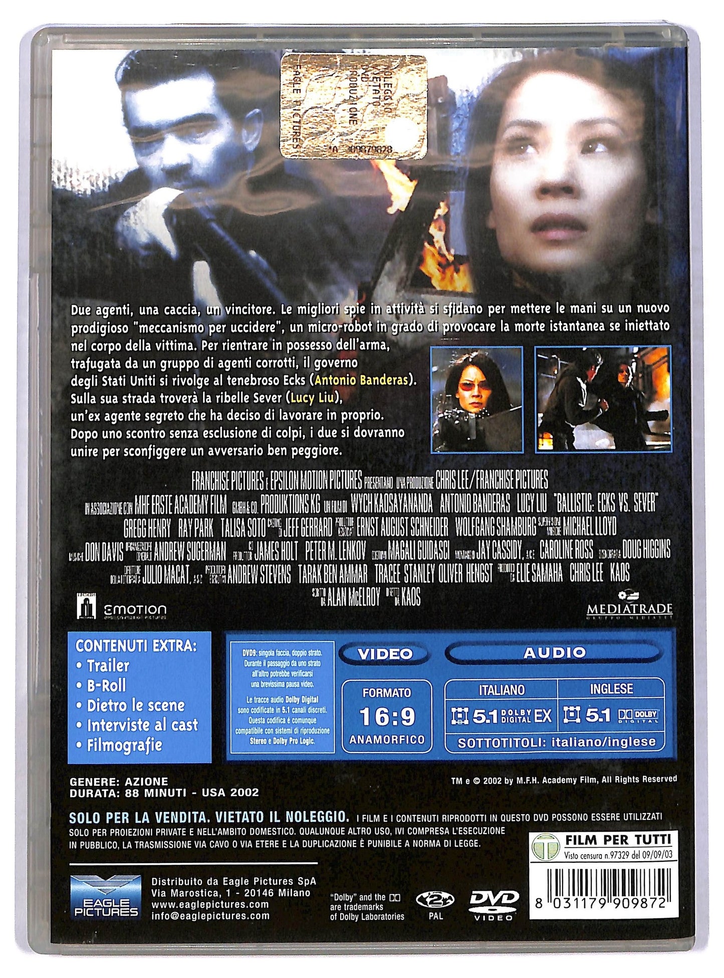 EBOND Ballistic DVD D778733