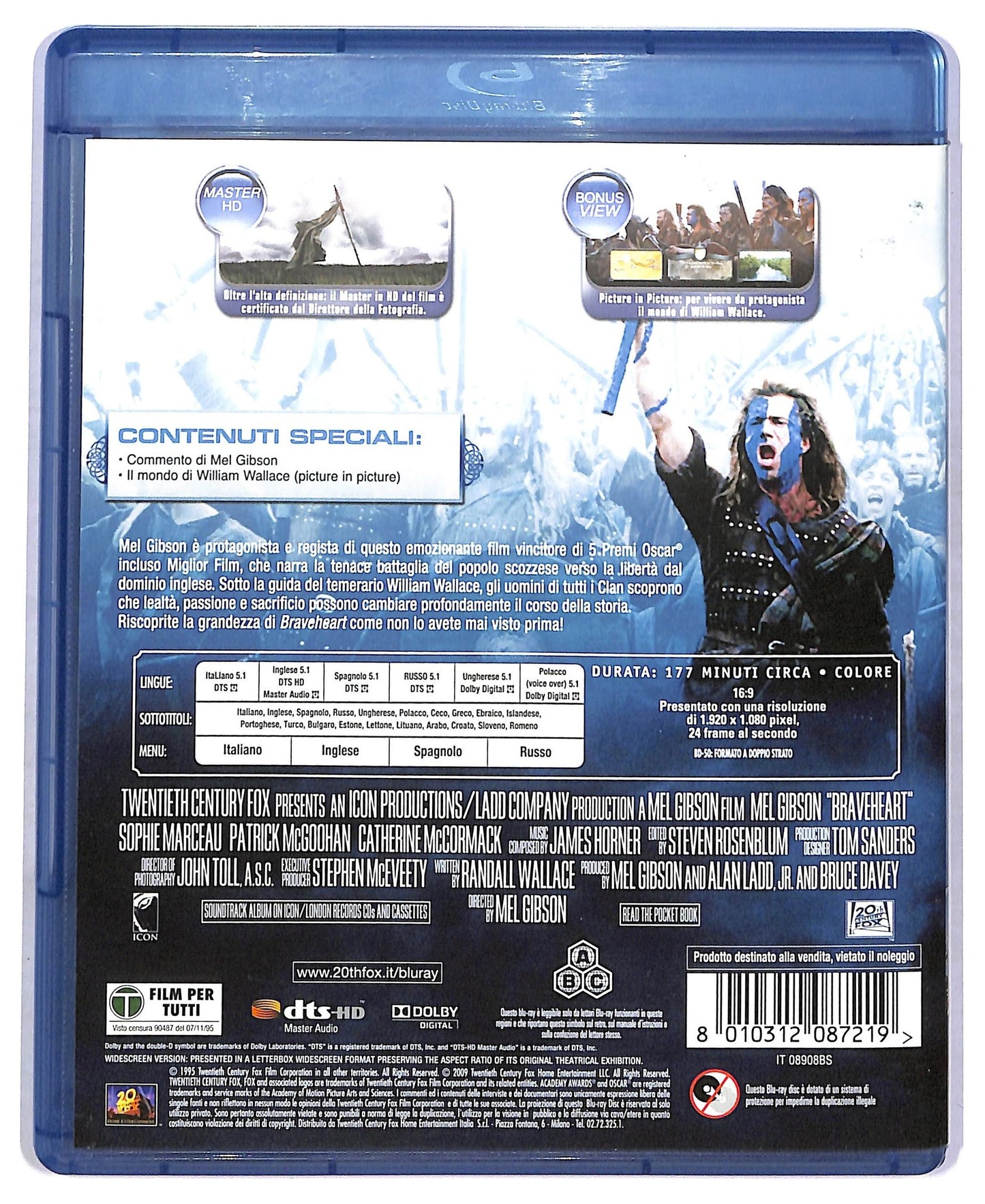 EBOND Braveheart BLURAY D778853