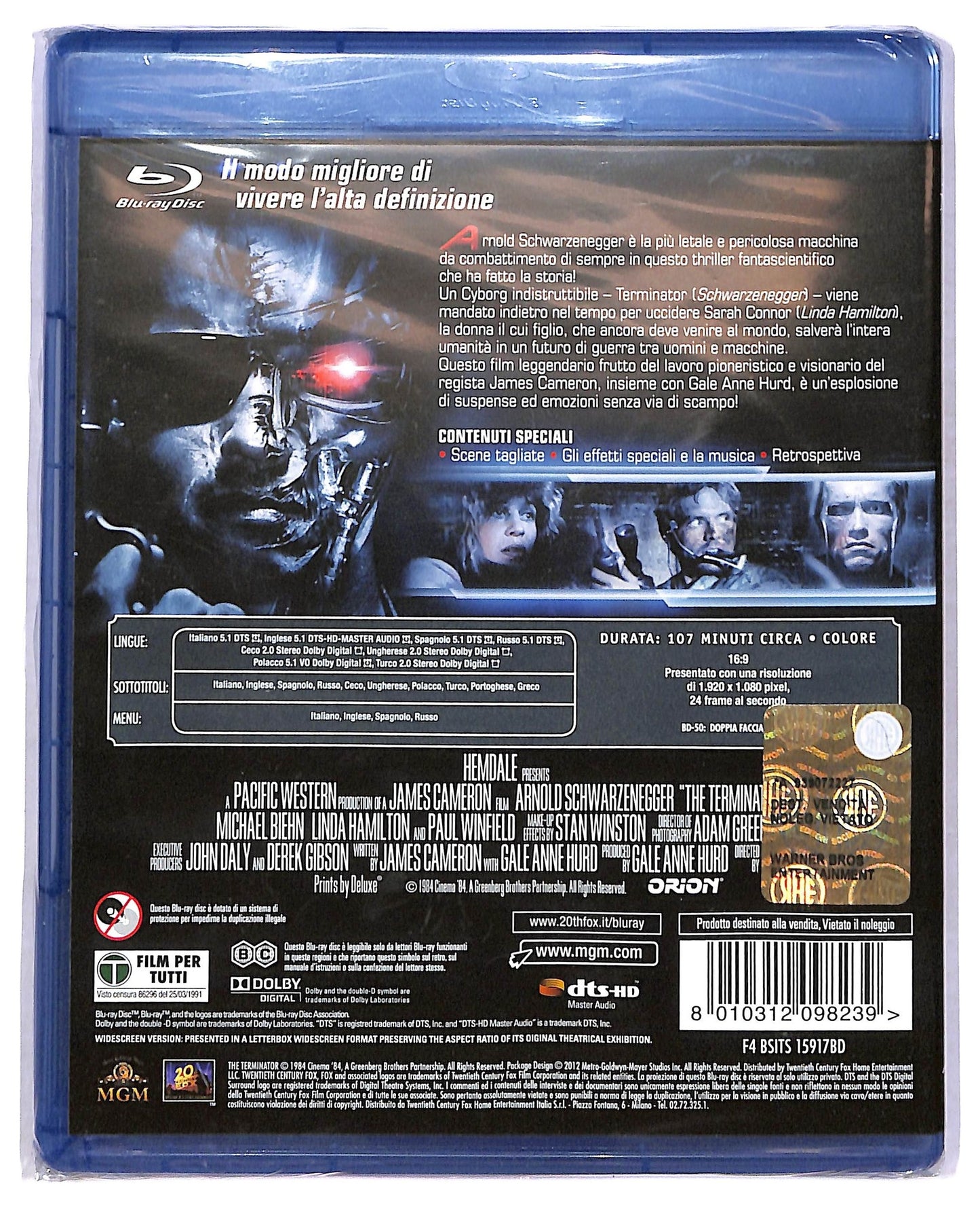 EBOND Terminator BLURAY  BLURAY BLURAY D778902