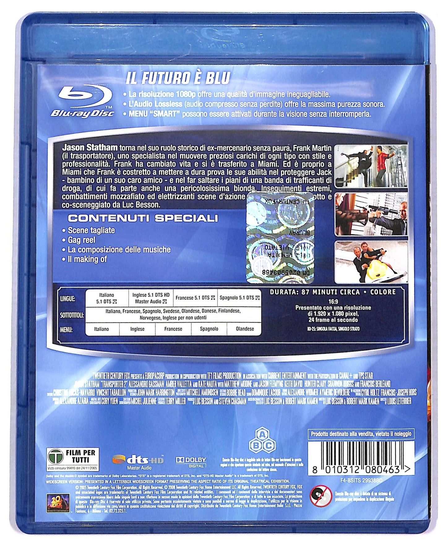 EBOND Transporter - Extreme BLURAY BLURAY D778915