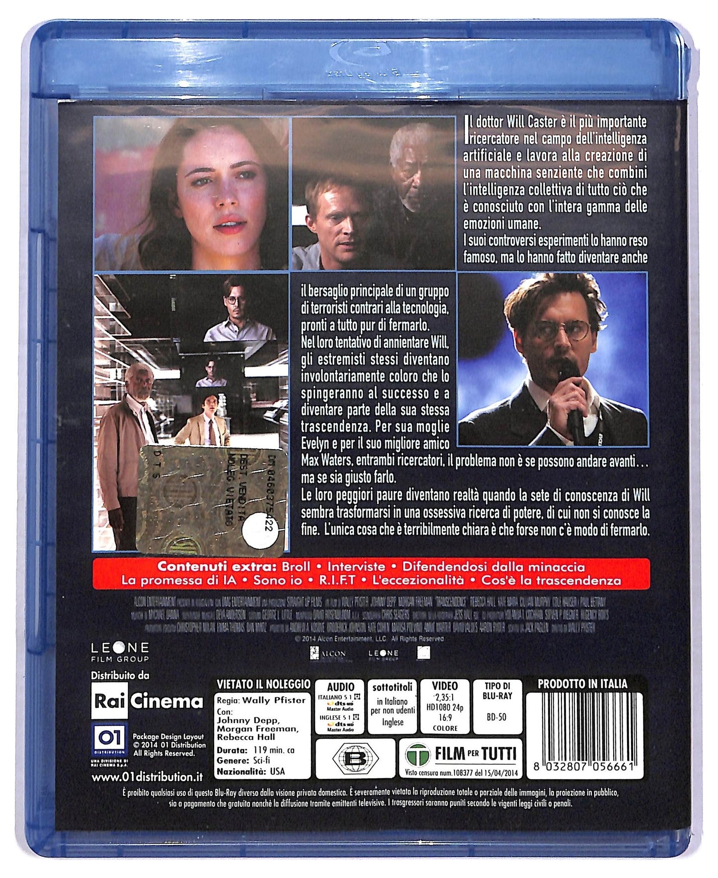 EBOND Transcendence BLURAY D778917