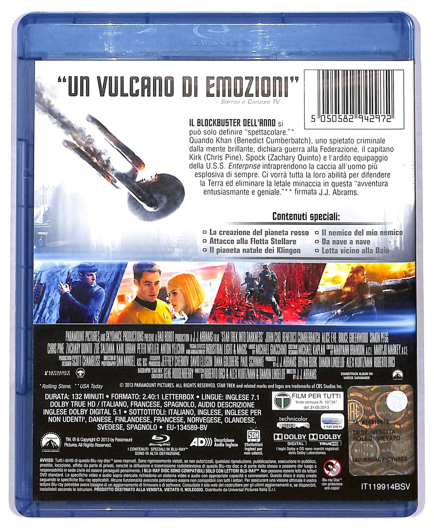 EBOND Star Trek - Into Darkness BLURAY D779011