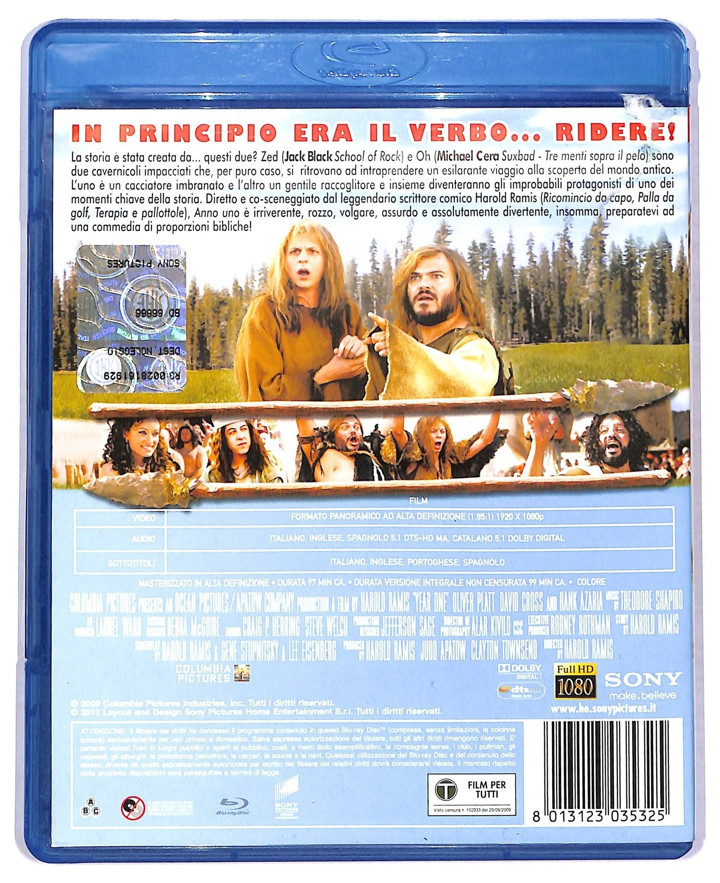 EBOND Anno Uno   BLURAY Ex Noleggio BLURAY D779026