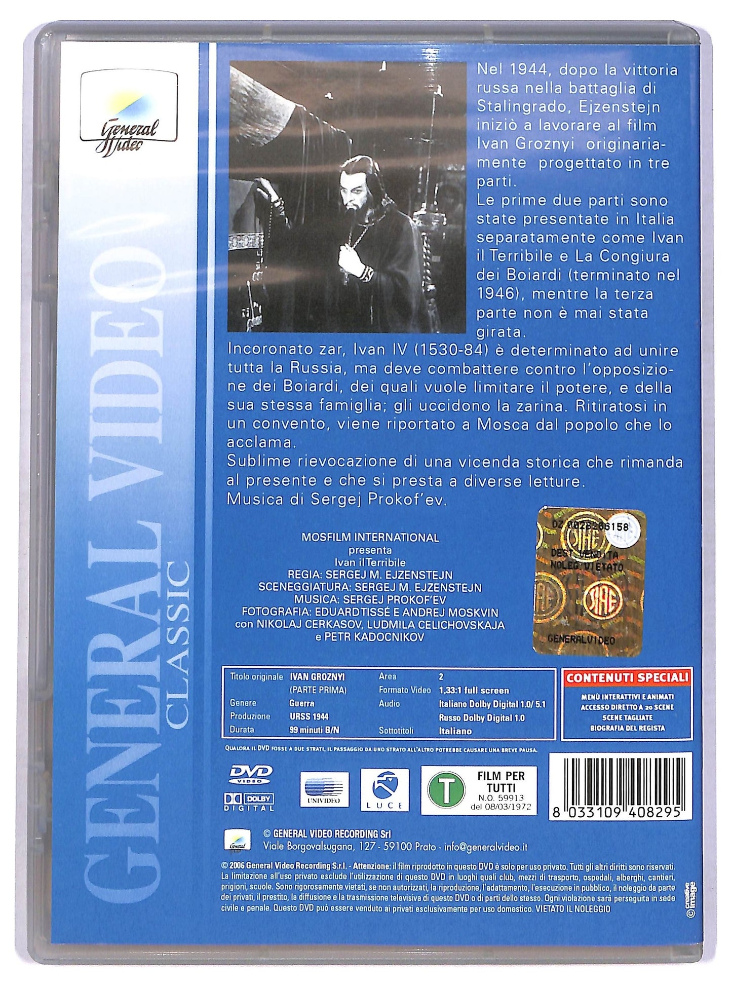 EBOND Ivan Il Terribile DVD D779109