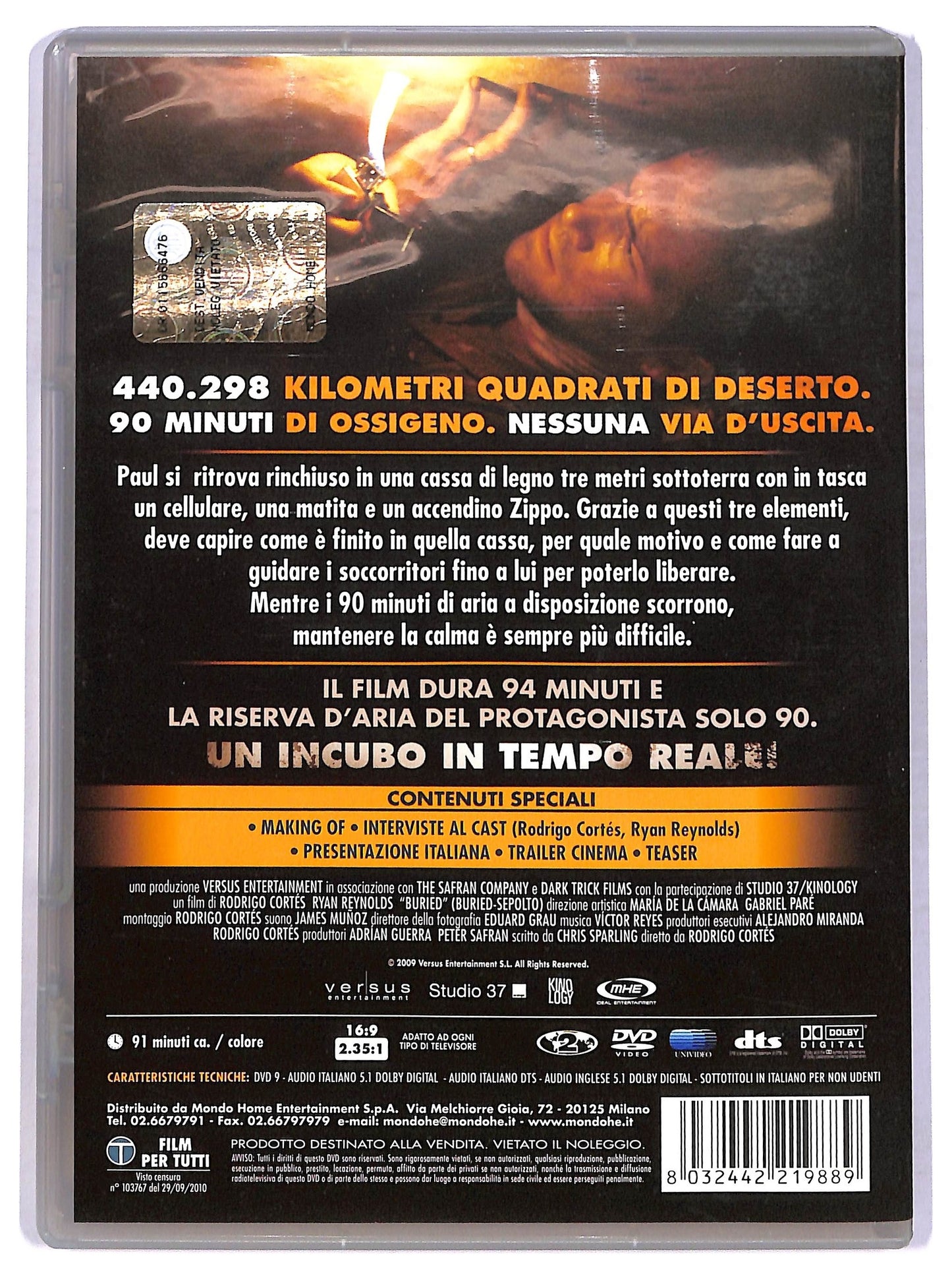 EBOND Buried - Sepolto DVD D779143