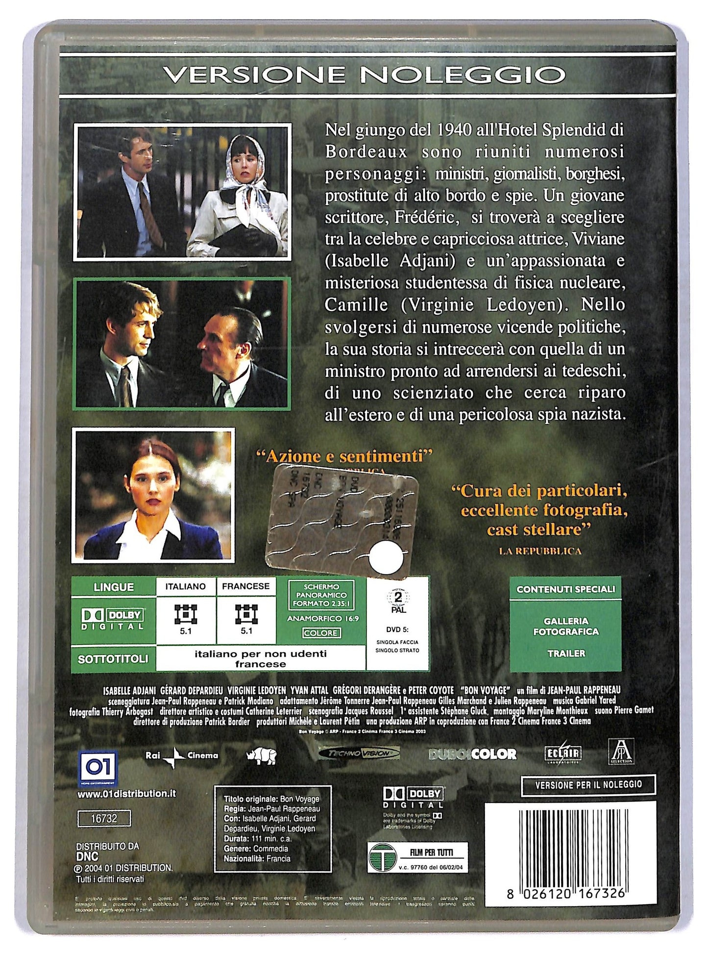 EBOND Bon Voyage DVD NOLEGGIO D779210