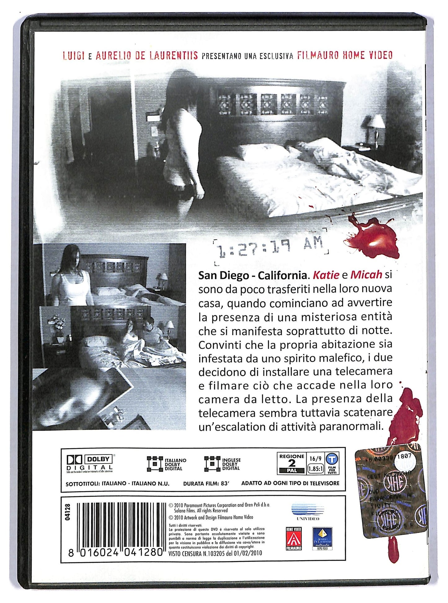 EBOND Paranormal Activity NOLEGGIO DVD D779243