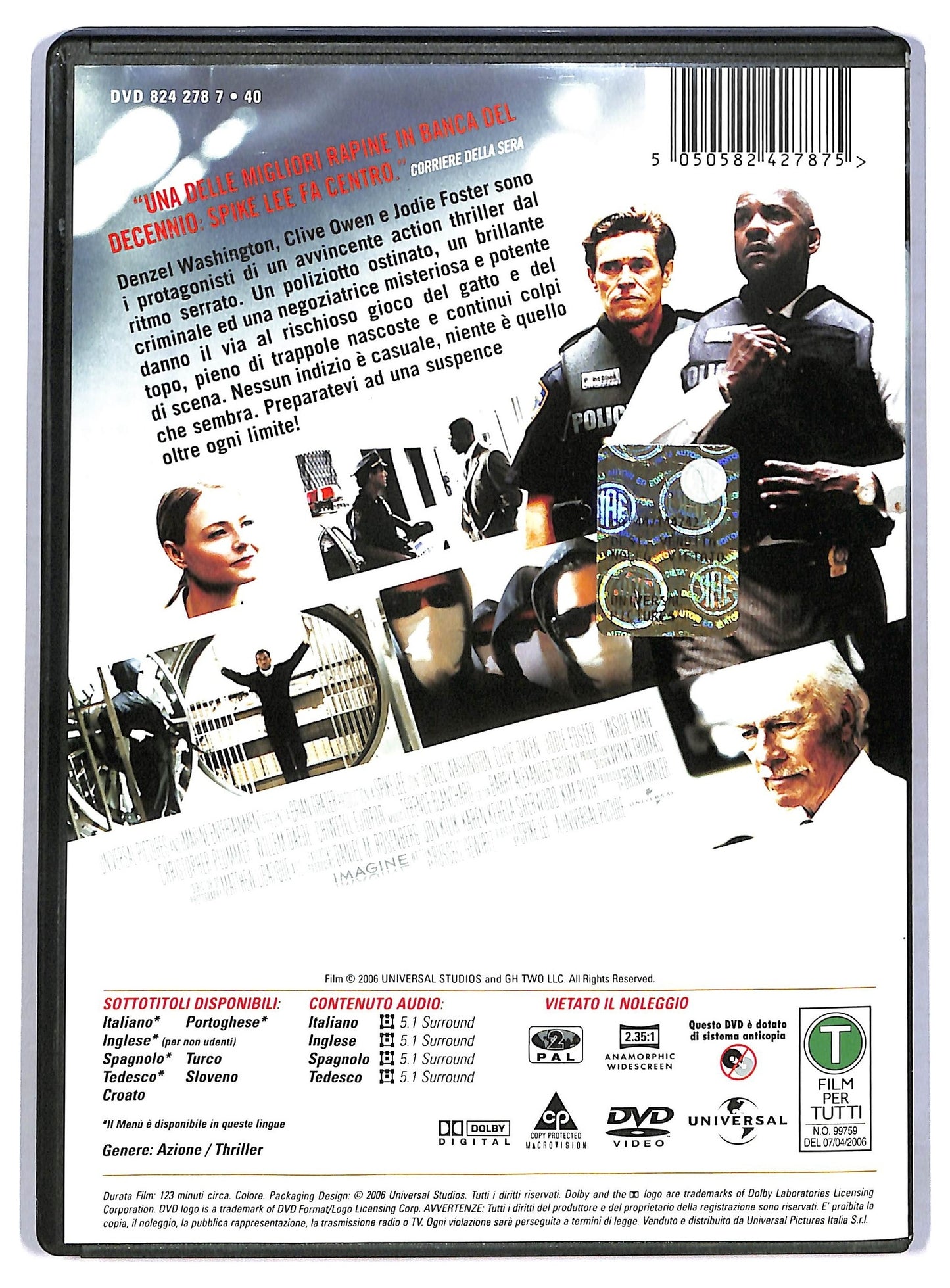 EBOND inside man DVD D779317