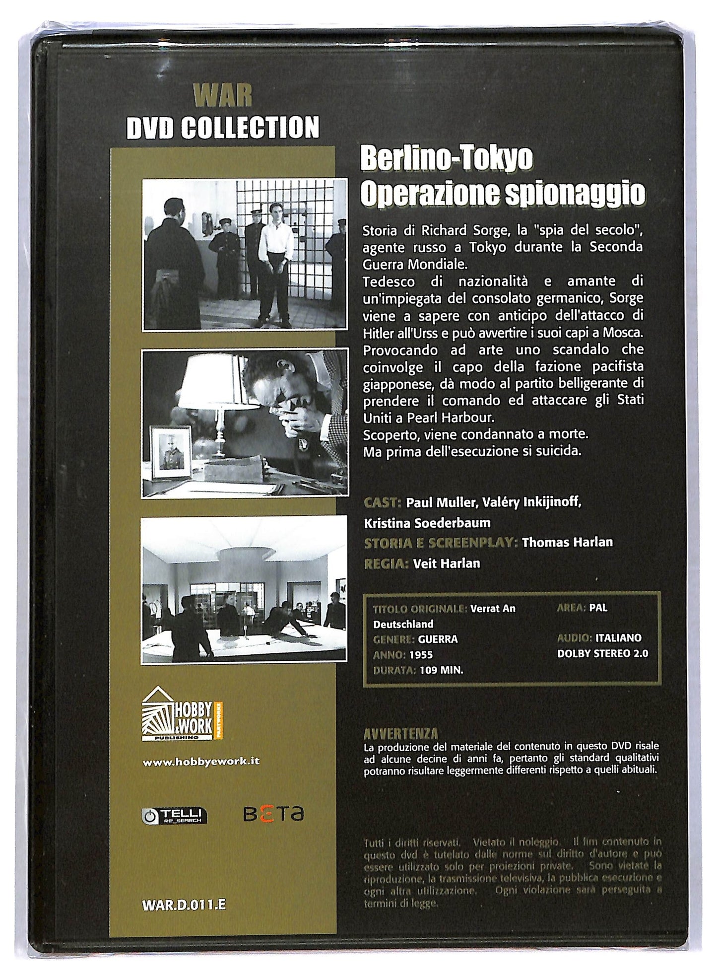 EBOND Berlino  -  Tokyo operazione spionaggio EDITORIALE DVD D779325