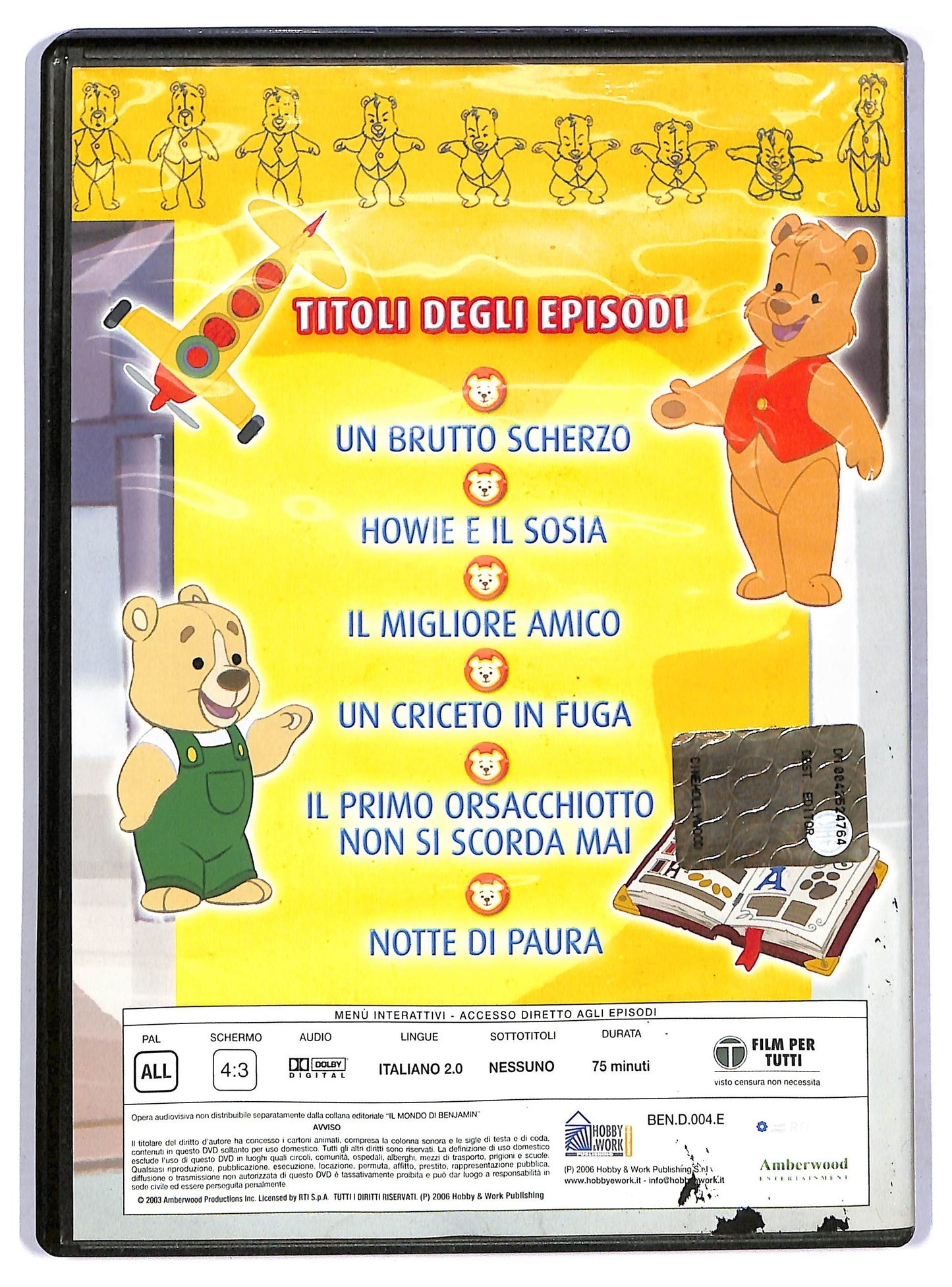 EBOND Il mondo di Benjamin  EDITORIALE  DVD D779629