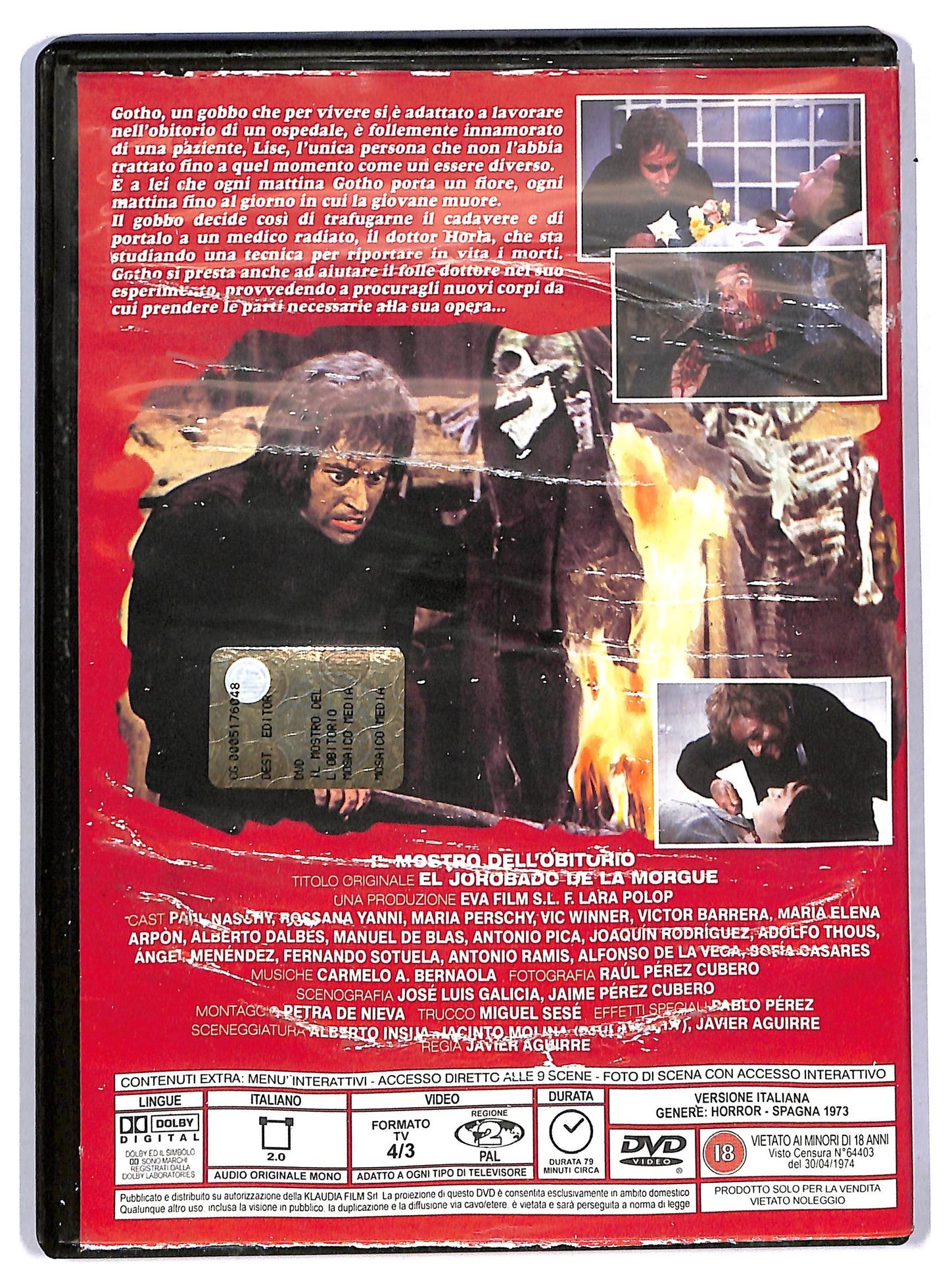 EBOND Il Mostro Dell'obitorio  DVD D779648