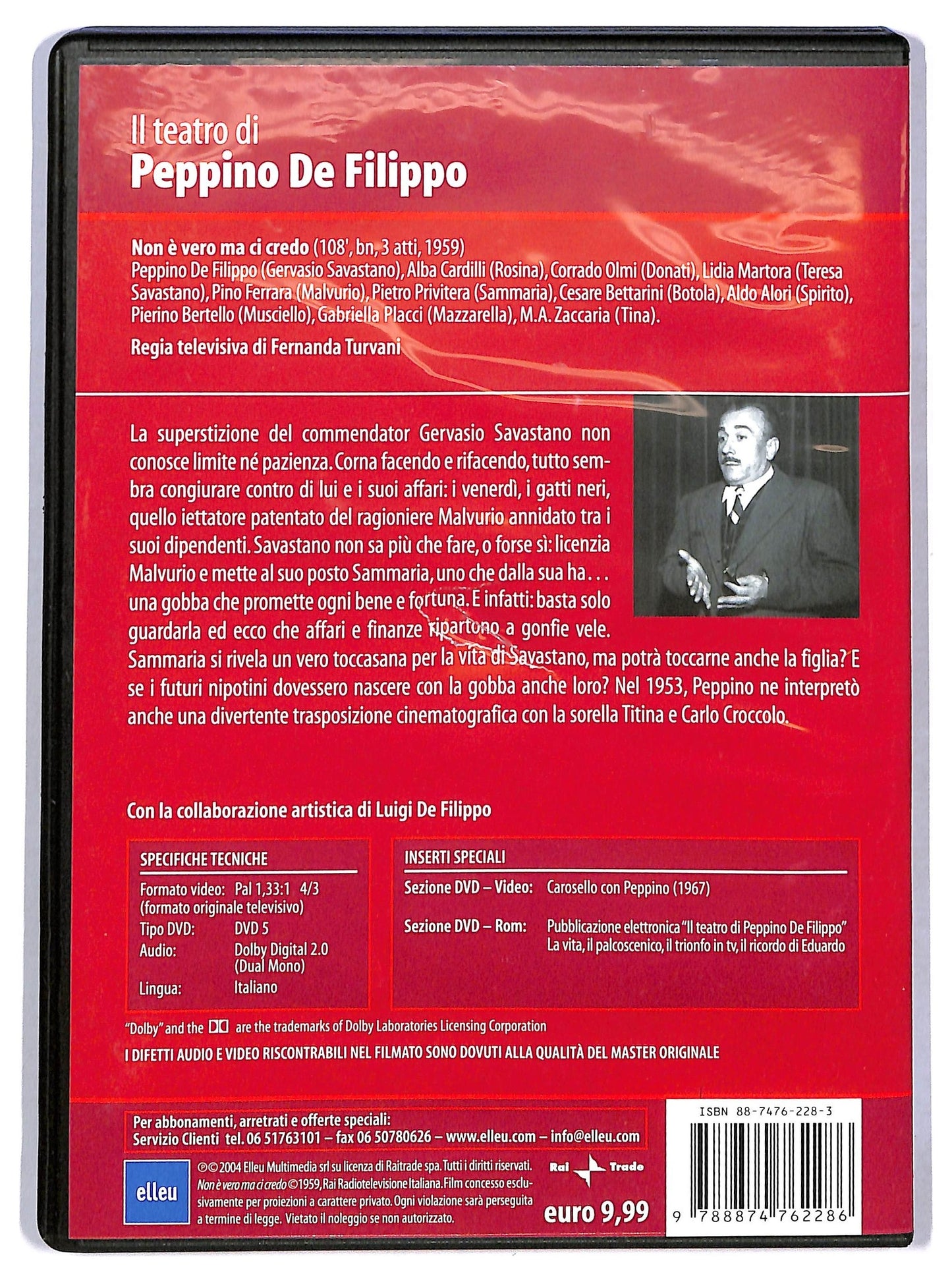 EBOND Non E' Vero Ma Ci Credo EDITORIALE DVD D779655