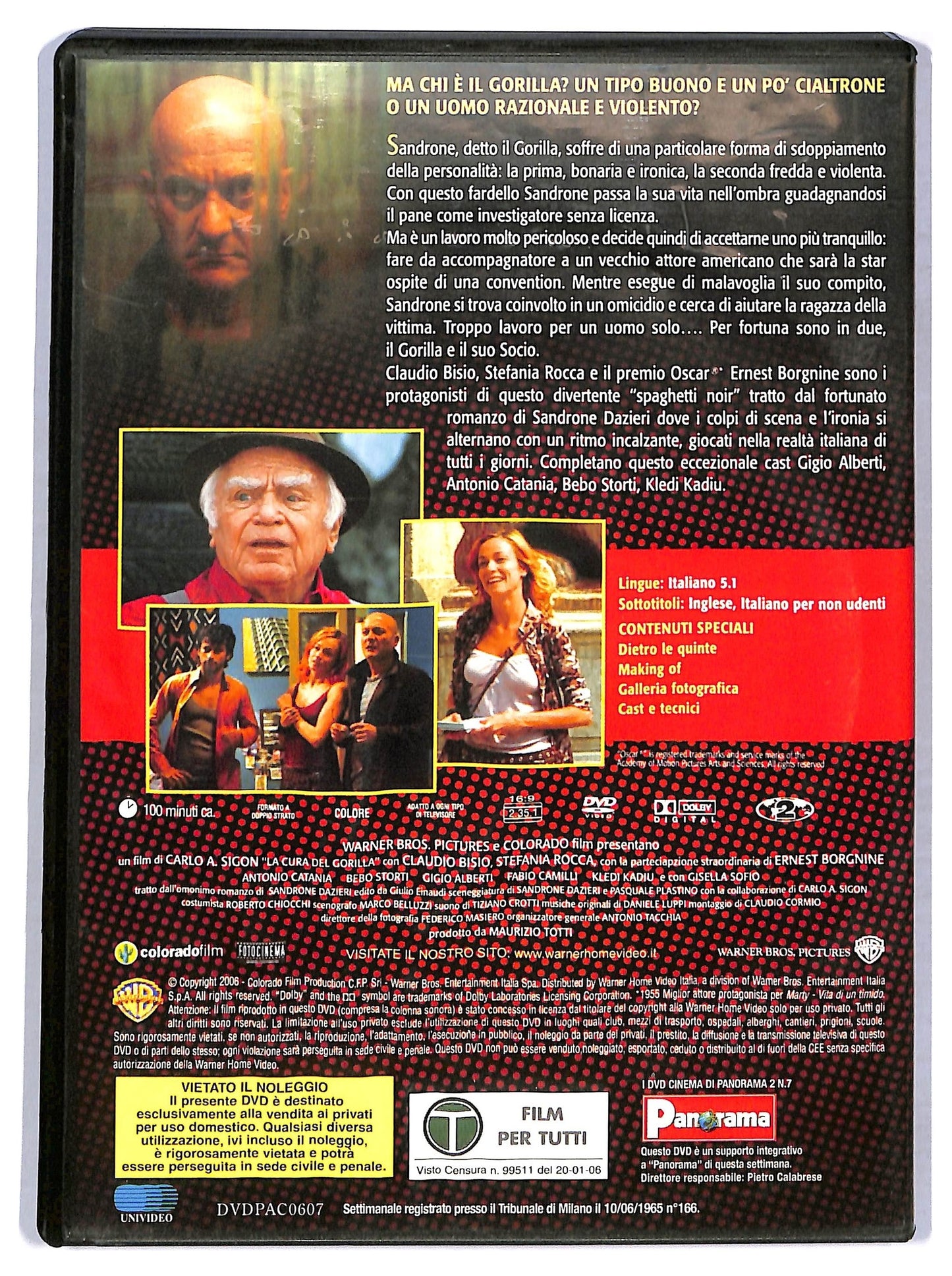 EBOND La Cura Del Gorilla  DVD D779708