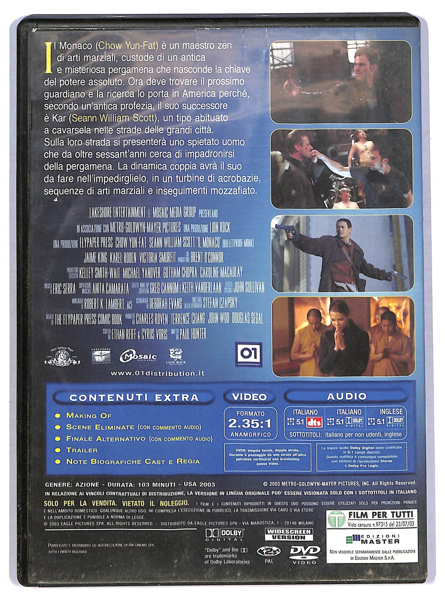 EBOND Il monaco  EDITORIALE DVD D779760