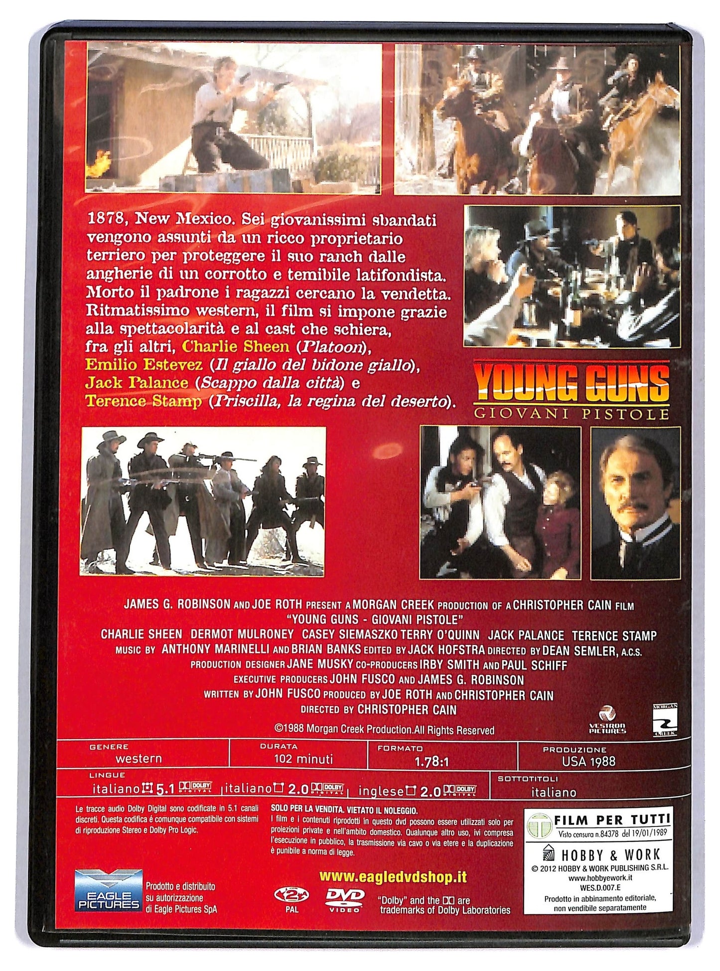 EBOND Young Guns - Giovani pistole EDITORIALE DVD D779819