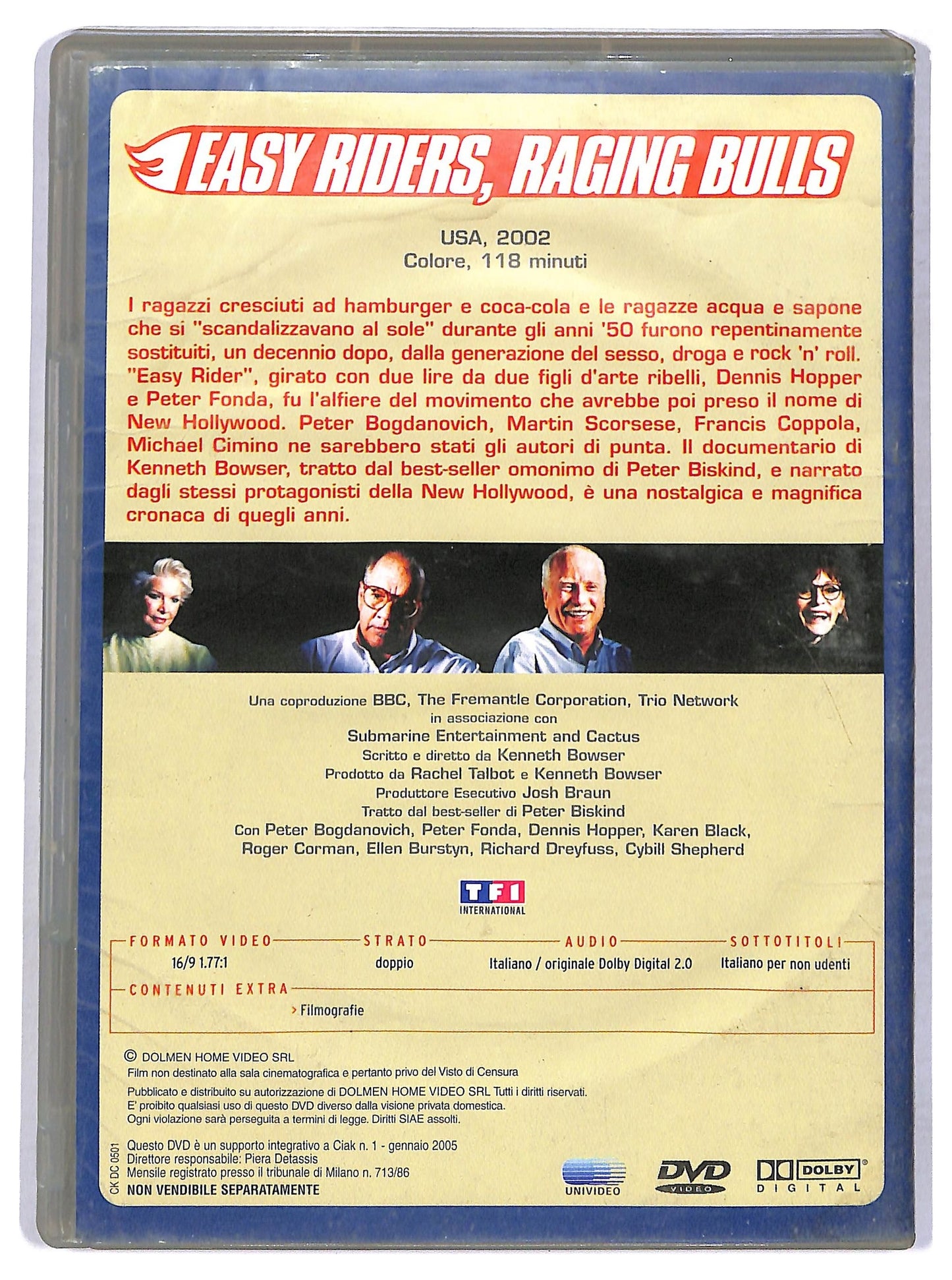 EBOND easy riders,raging bulls EDITORIALE DVD D779823