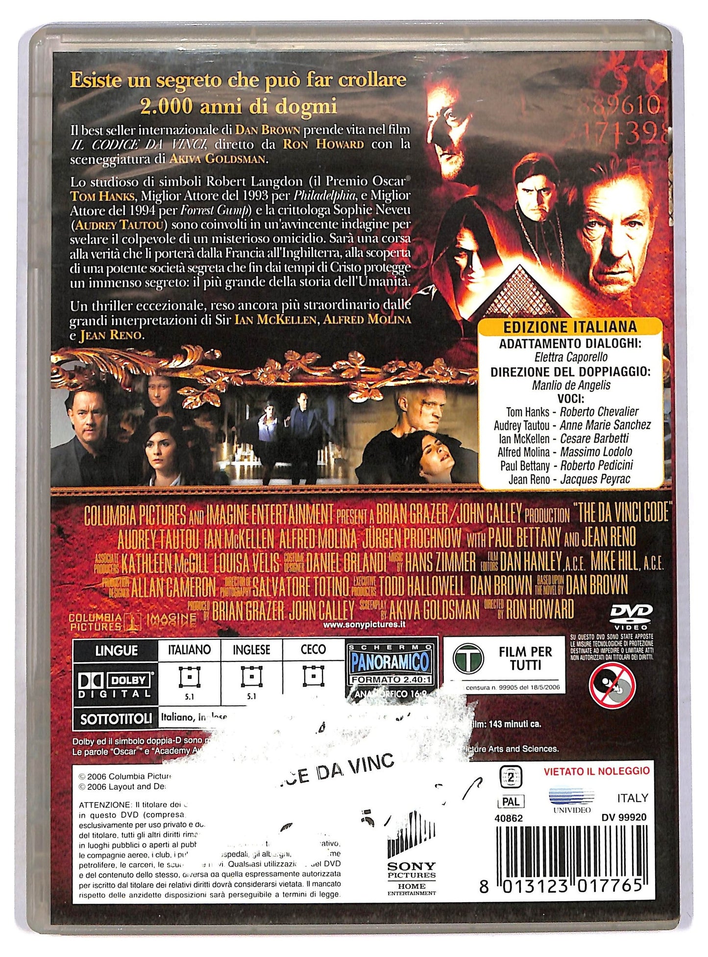 EBOND Il Codice Da Vinci DVD D780123