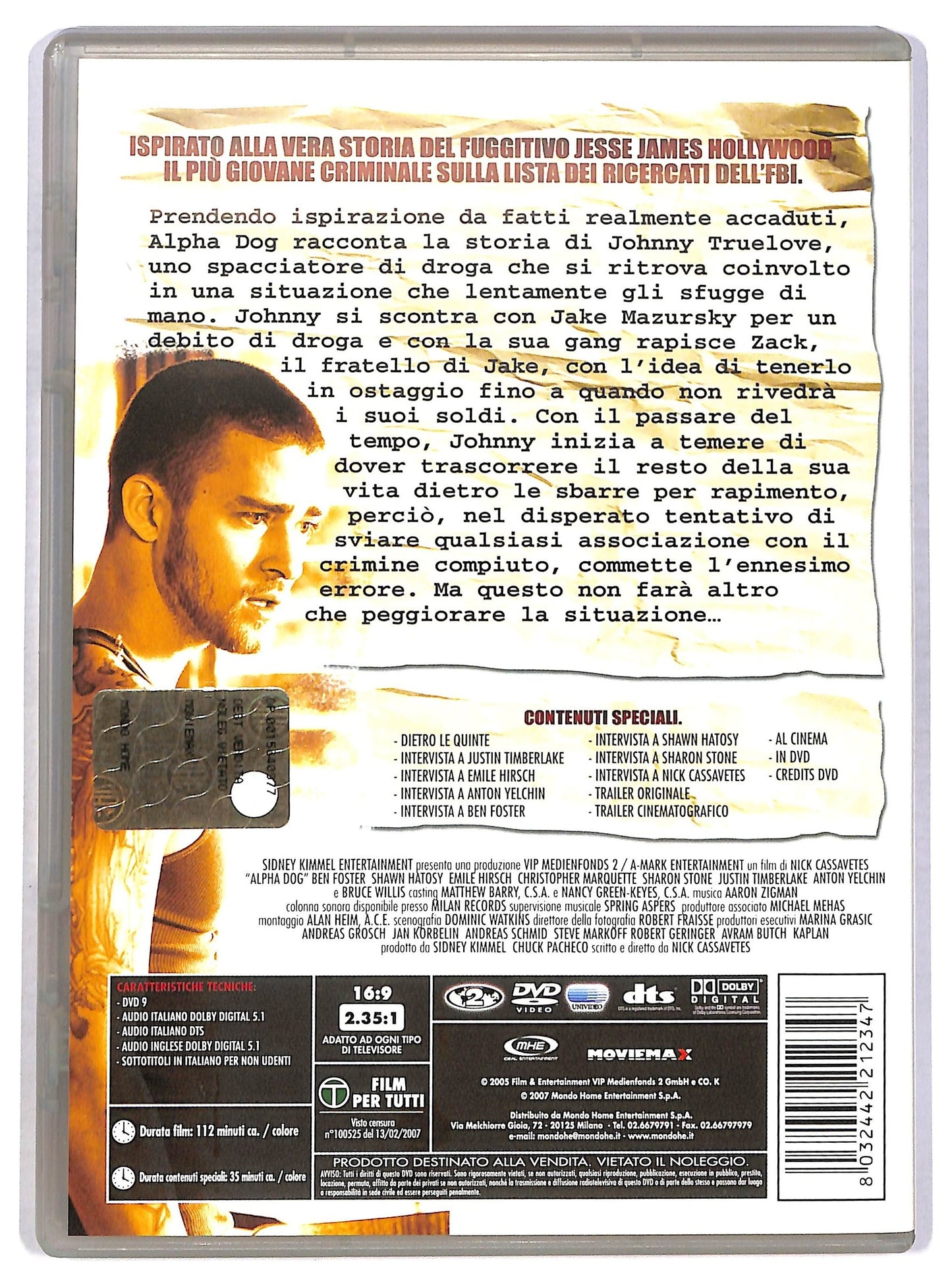 EBOND Alpha Dog DVD D780152