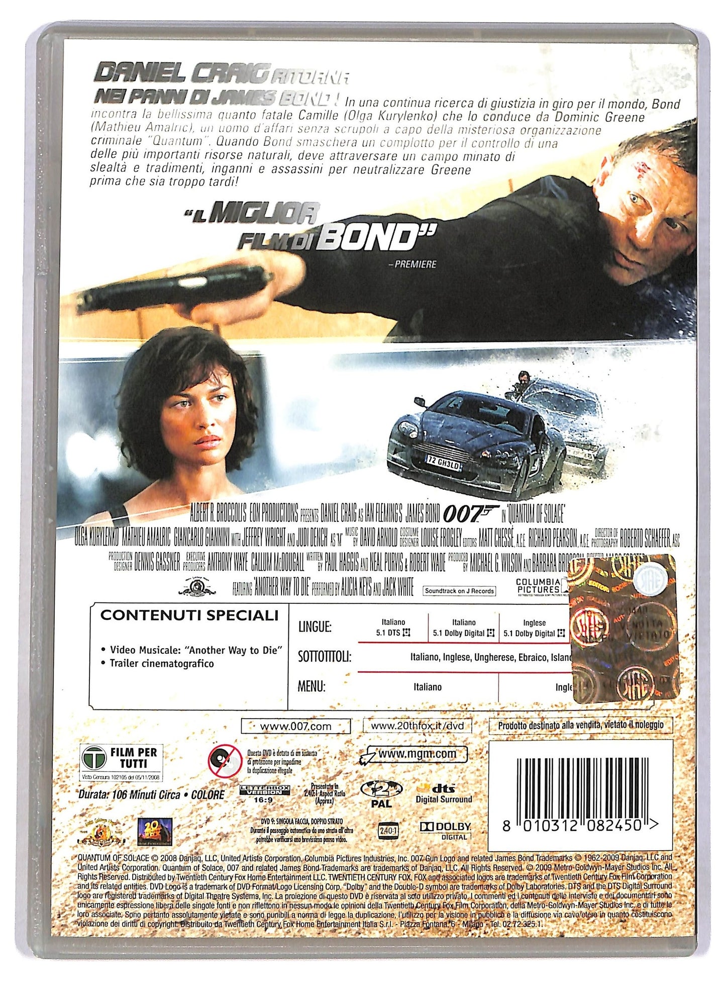 EBOND quantum of solace DVD D780160