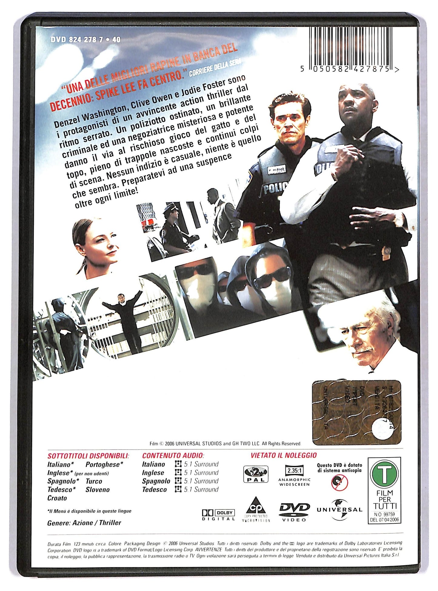 EBOND inside man DVD D780201