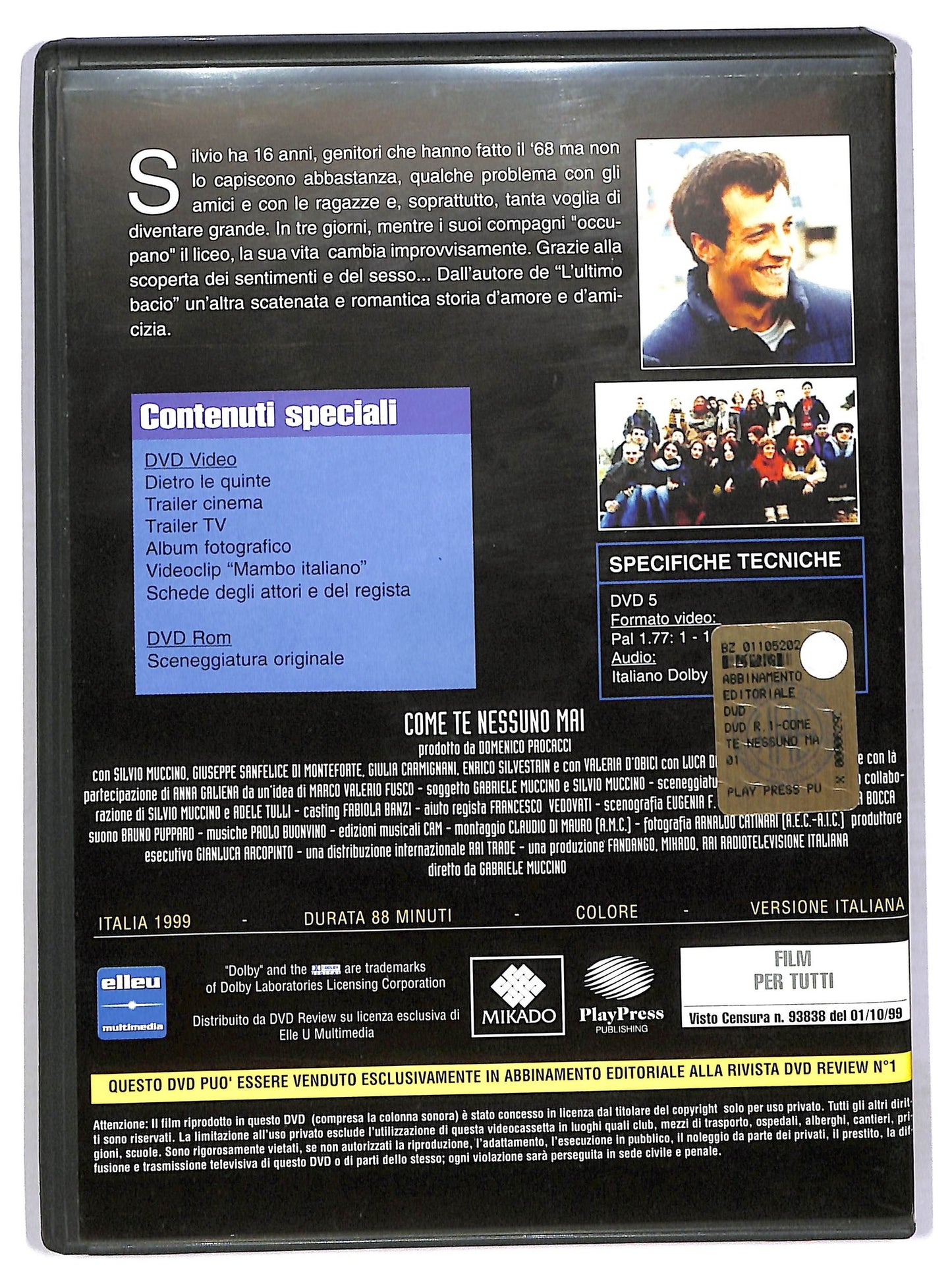 EBOND Come te nessuno mai  EDITORIALE DVD D780207