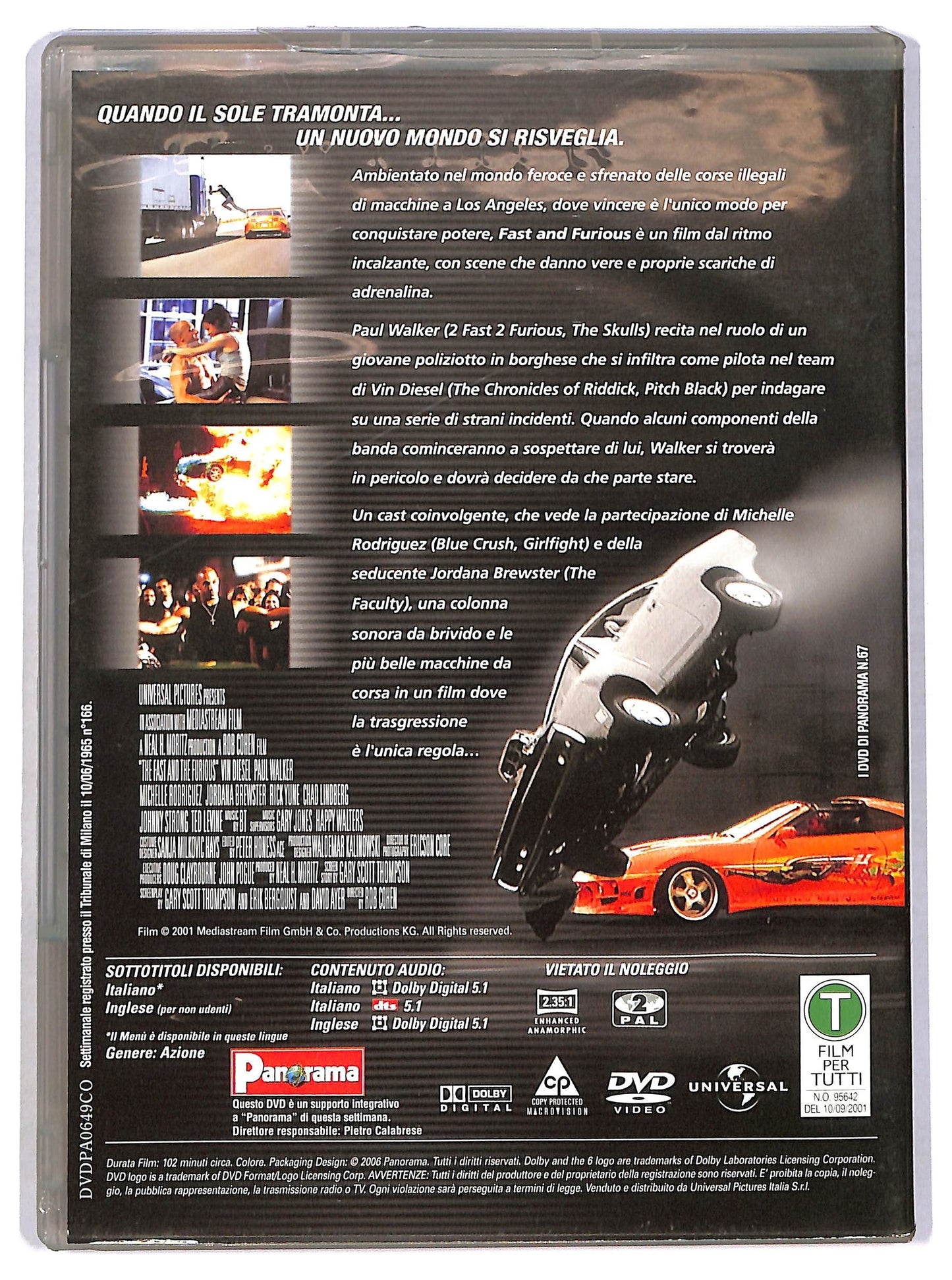 EBOND fast and furious  EDITORIALE DVD D780239