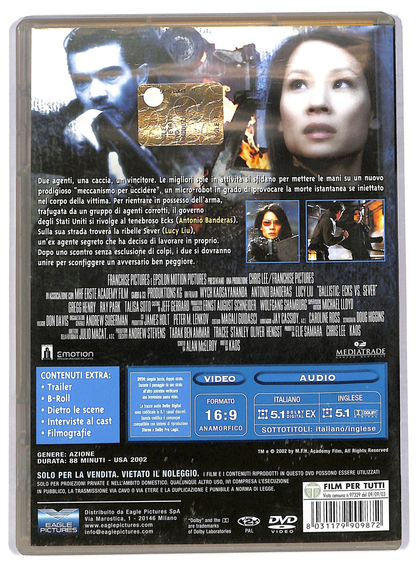 EBOND Ballistic DVD D780240