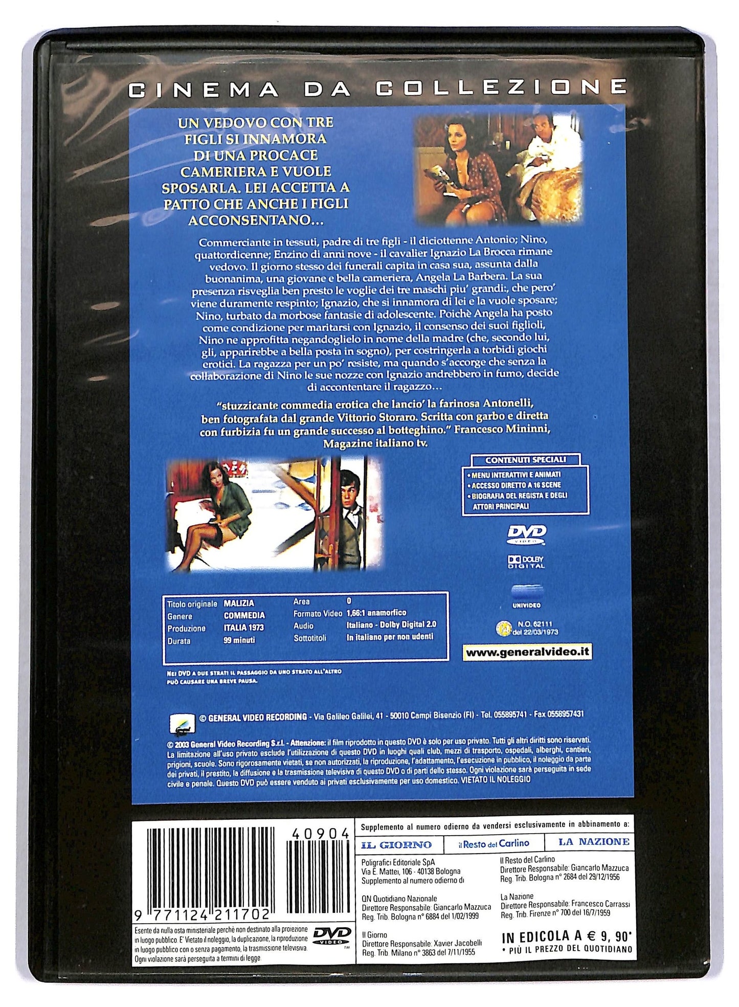 EBOND Malizia EDITORIALE DVD D780308