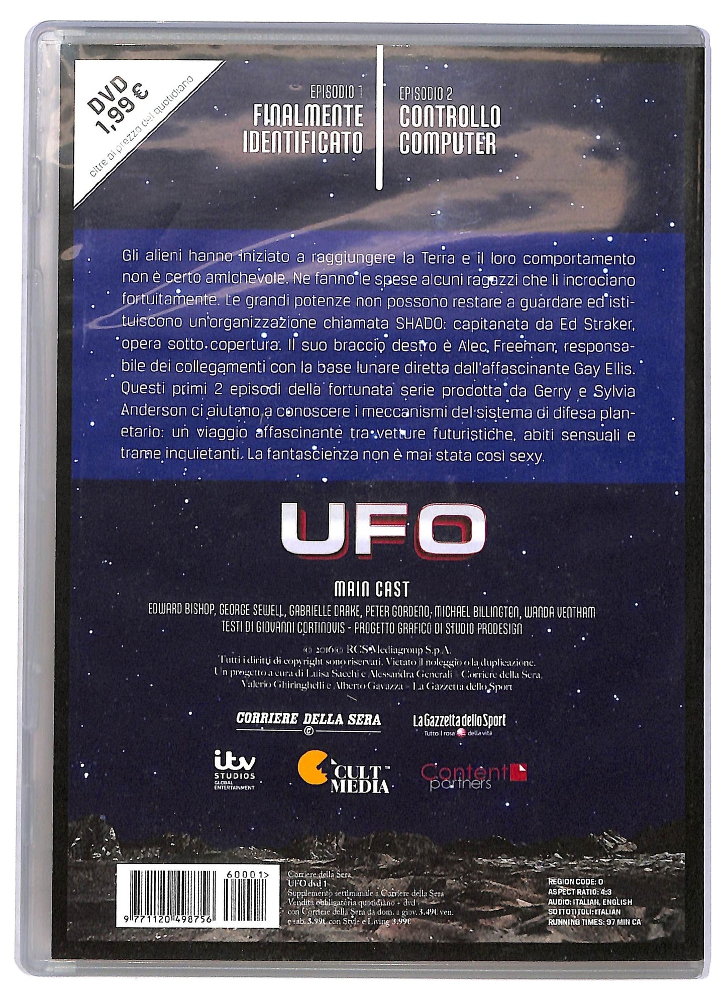EBOND Ufo slimcase EDITORIALE  DVD D780309