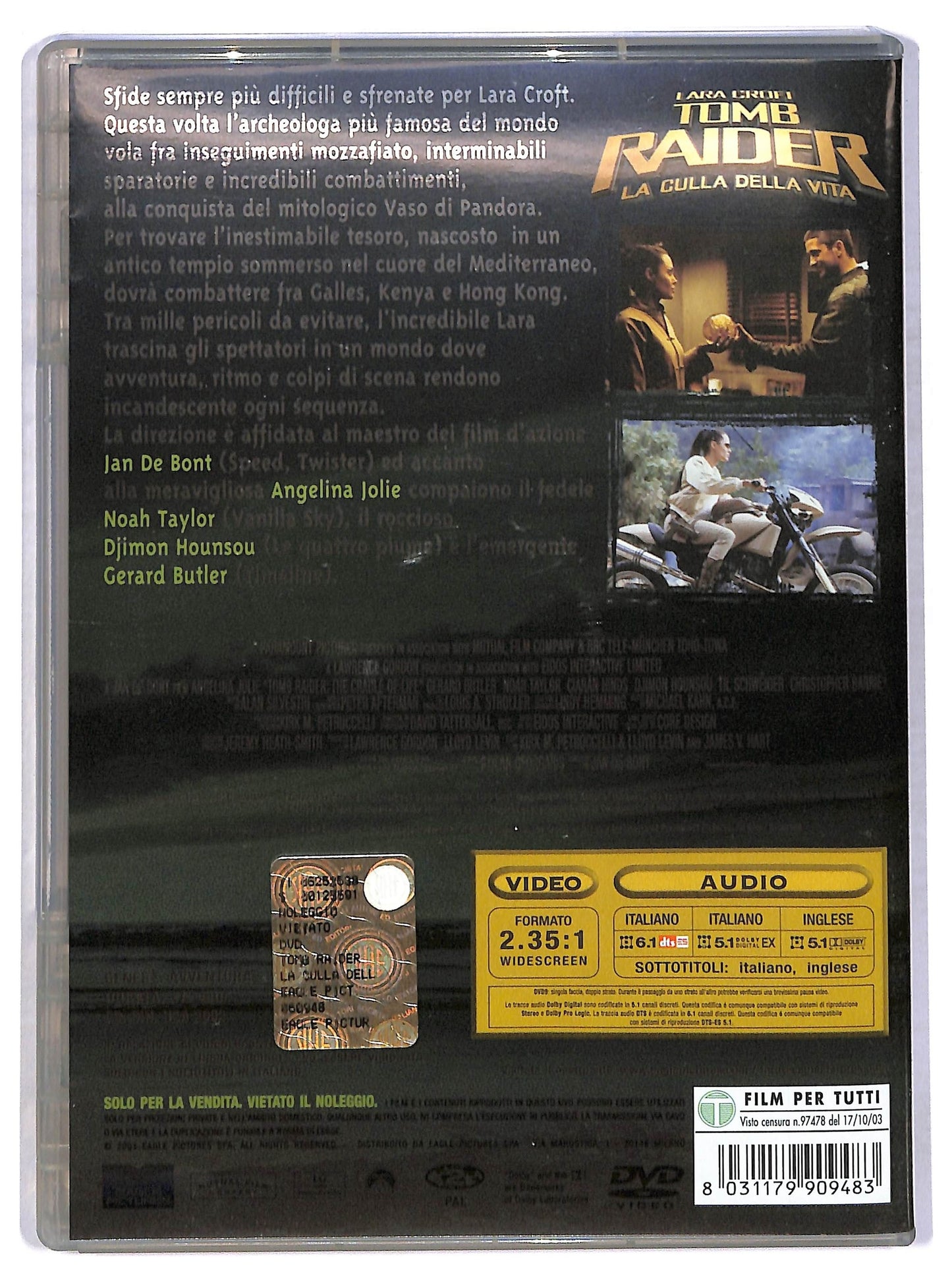 EBOND tomb raider - la culla della vita DVD D780311