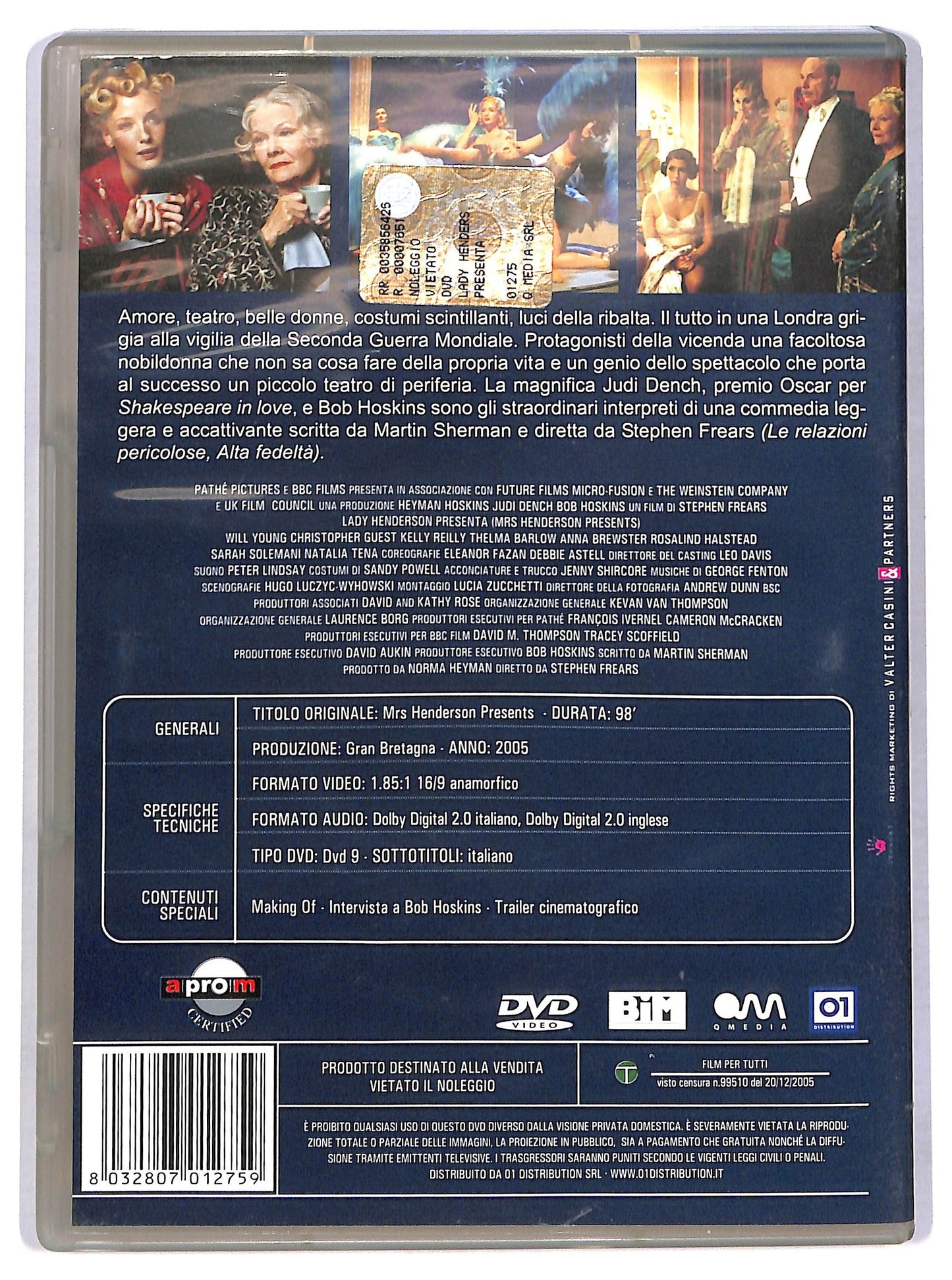 EBOND Lady Henderson presenta DVD D780354