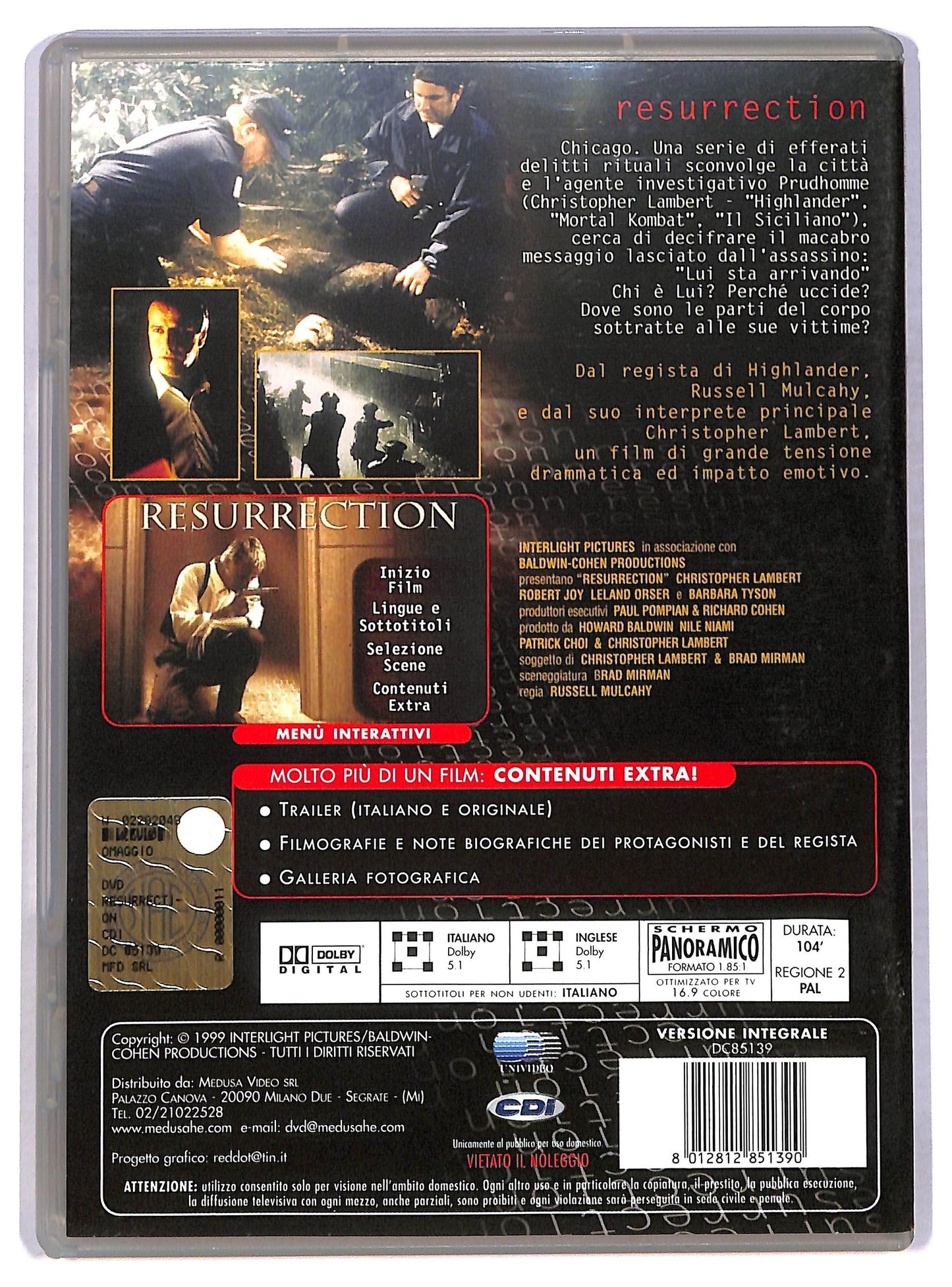 EBOND resurrection DVD D780562