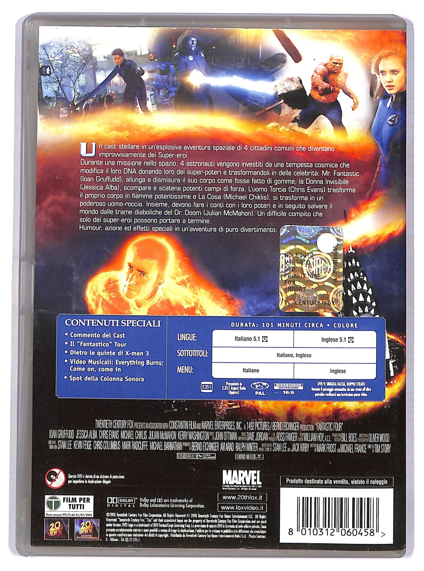 EBOND i fantastici 4 DVD D780605