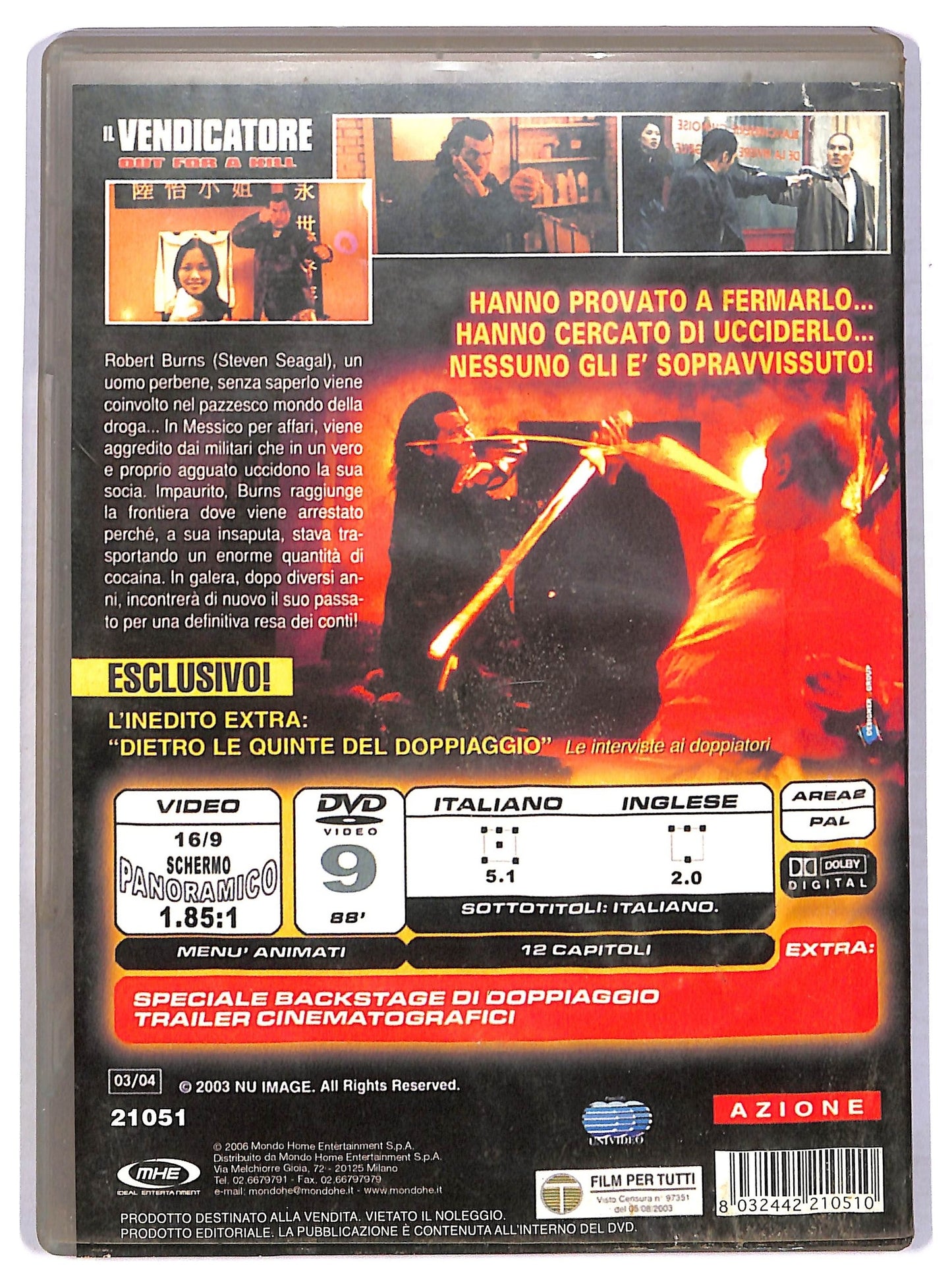 EBOND Il vendicatore Out for a Kill DVD D780618