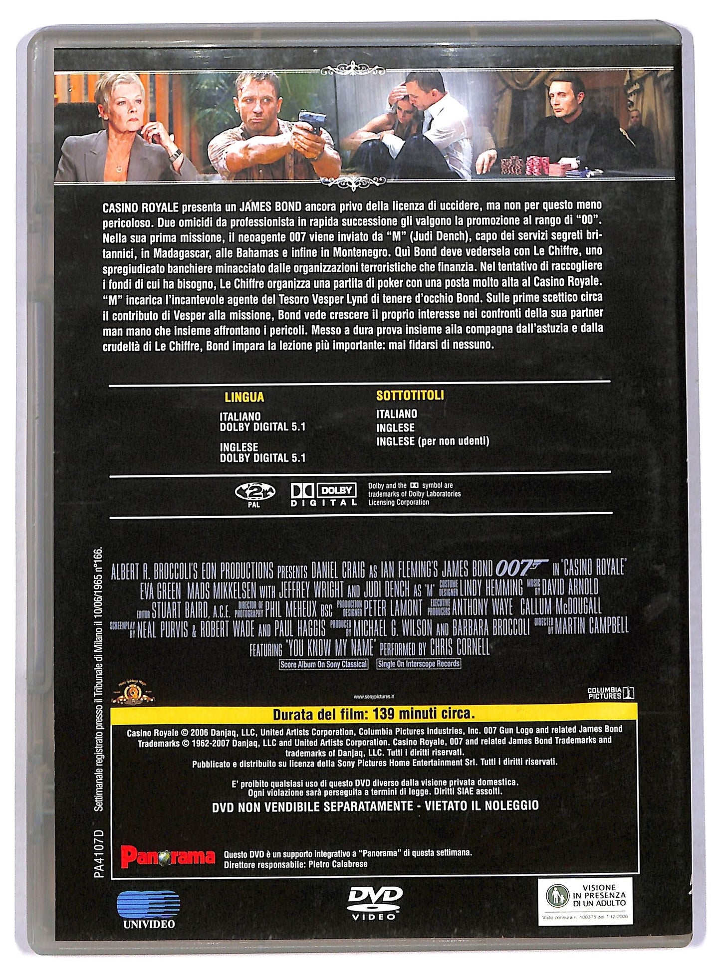EBOND Casino Royale  EDITORIALE DVD D780619