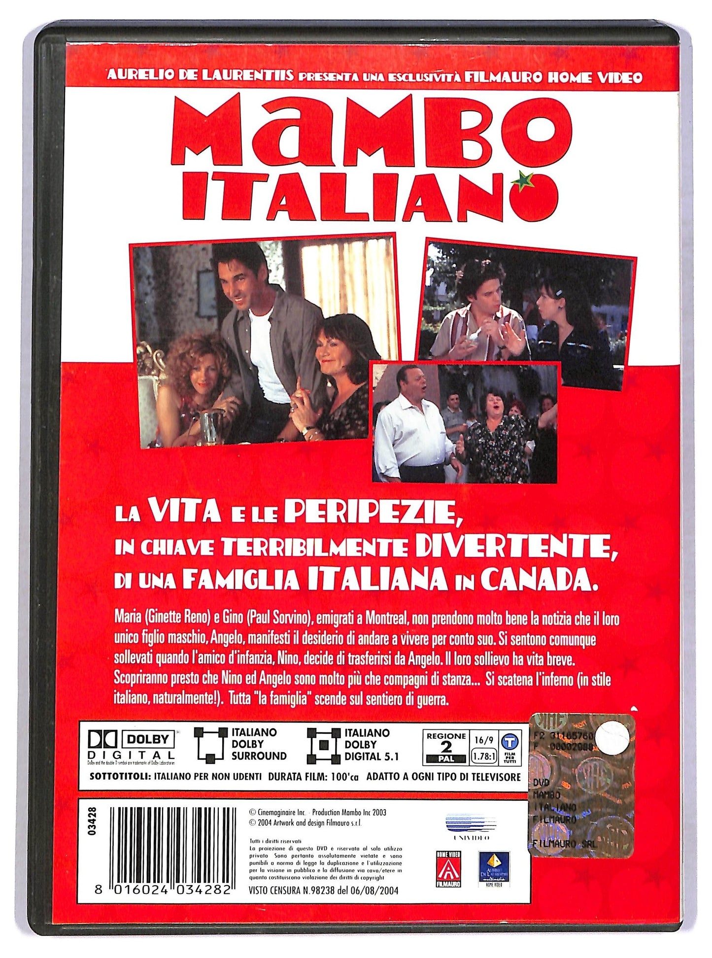 EBOND mambo italiano  NOLEGGIO DVD D780651