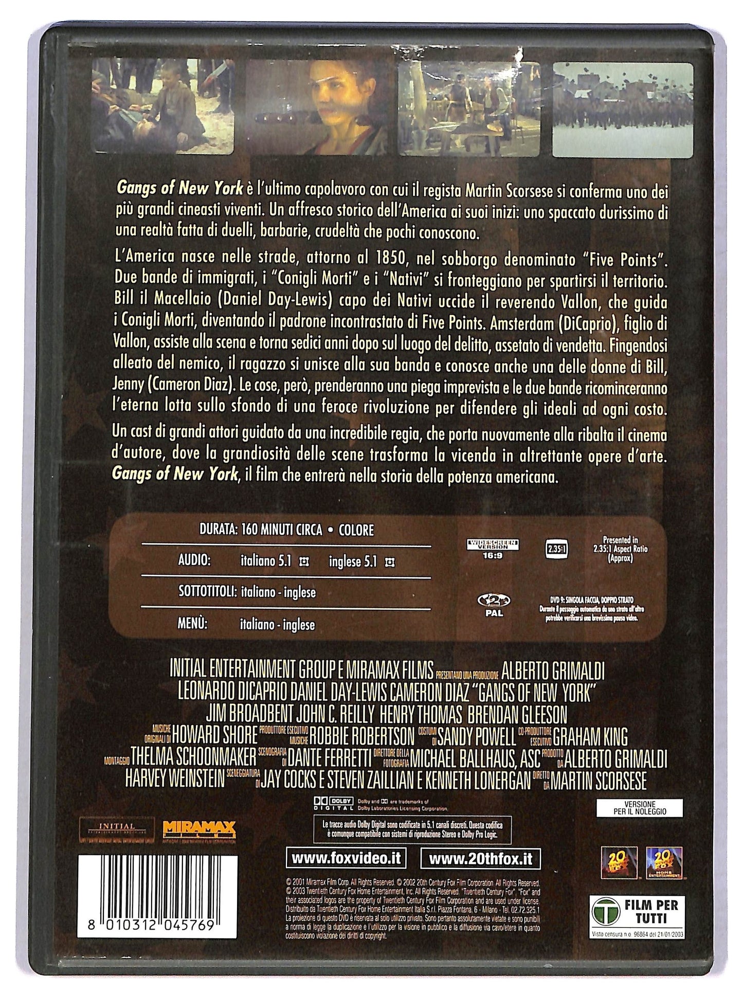 EBOND gangs of new york - Noleggio DVD D780731