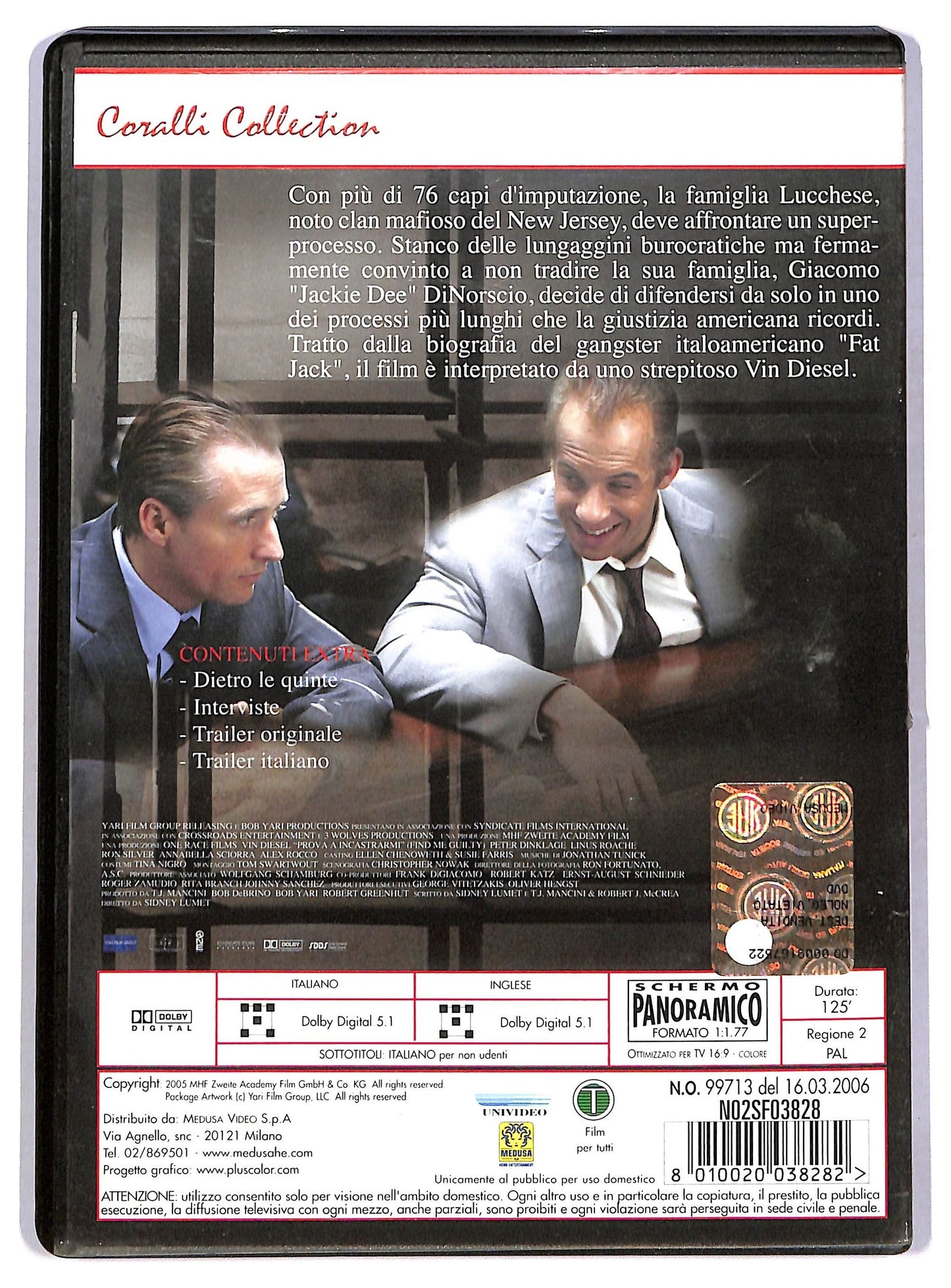 EBOND Find Me Guilty - Prova a incastrarmi Coralli Collection DVD D780743