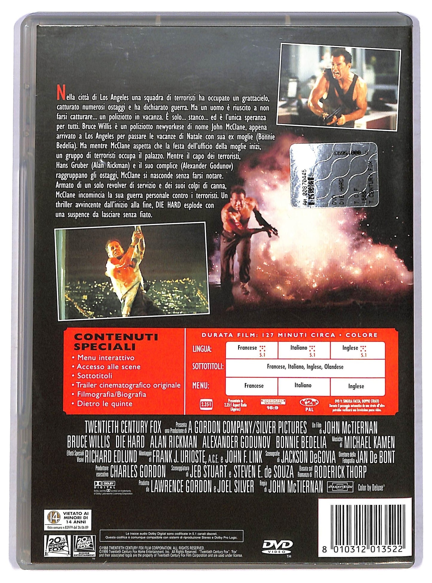 EBOND Die Hard - Trappola di cristallo DVD D780818