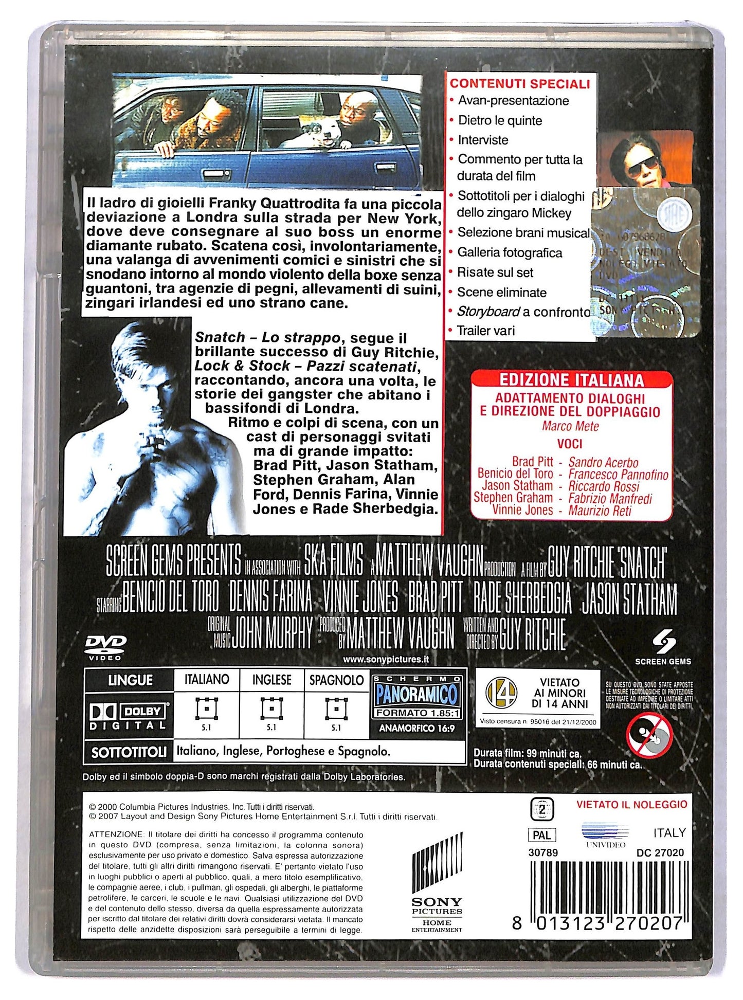 EBOND Snatch lo strappo DVD D780822