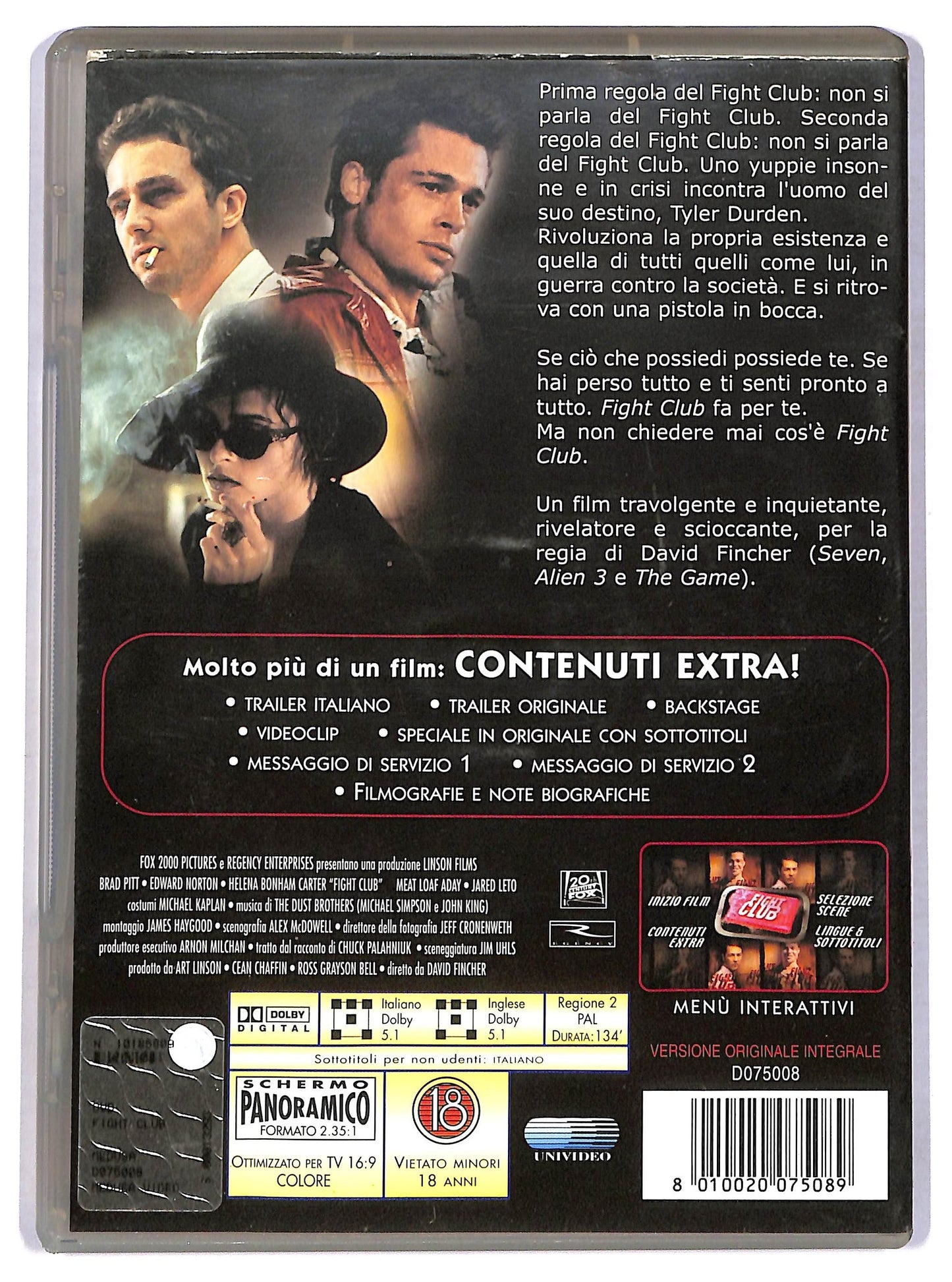 EBOND fight club DVD D780823