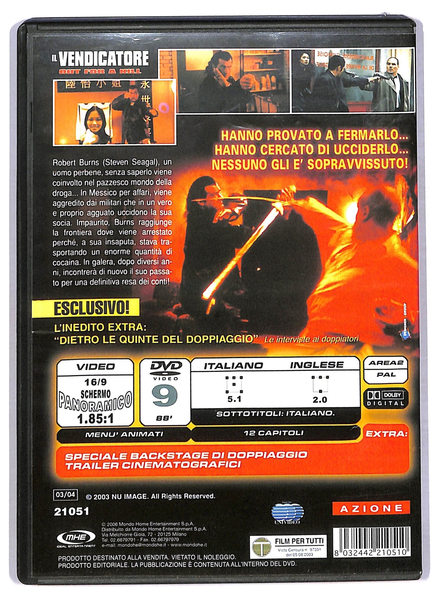EBOND il vendicatore DVD EDITORIALE D780863