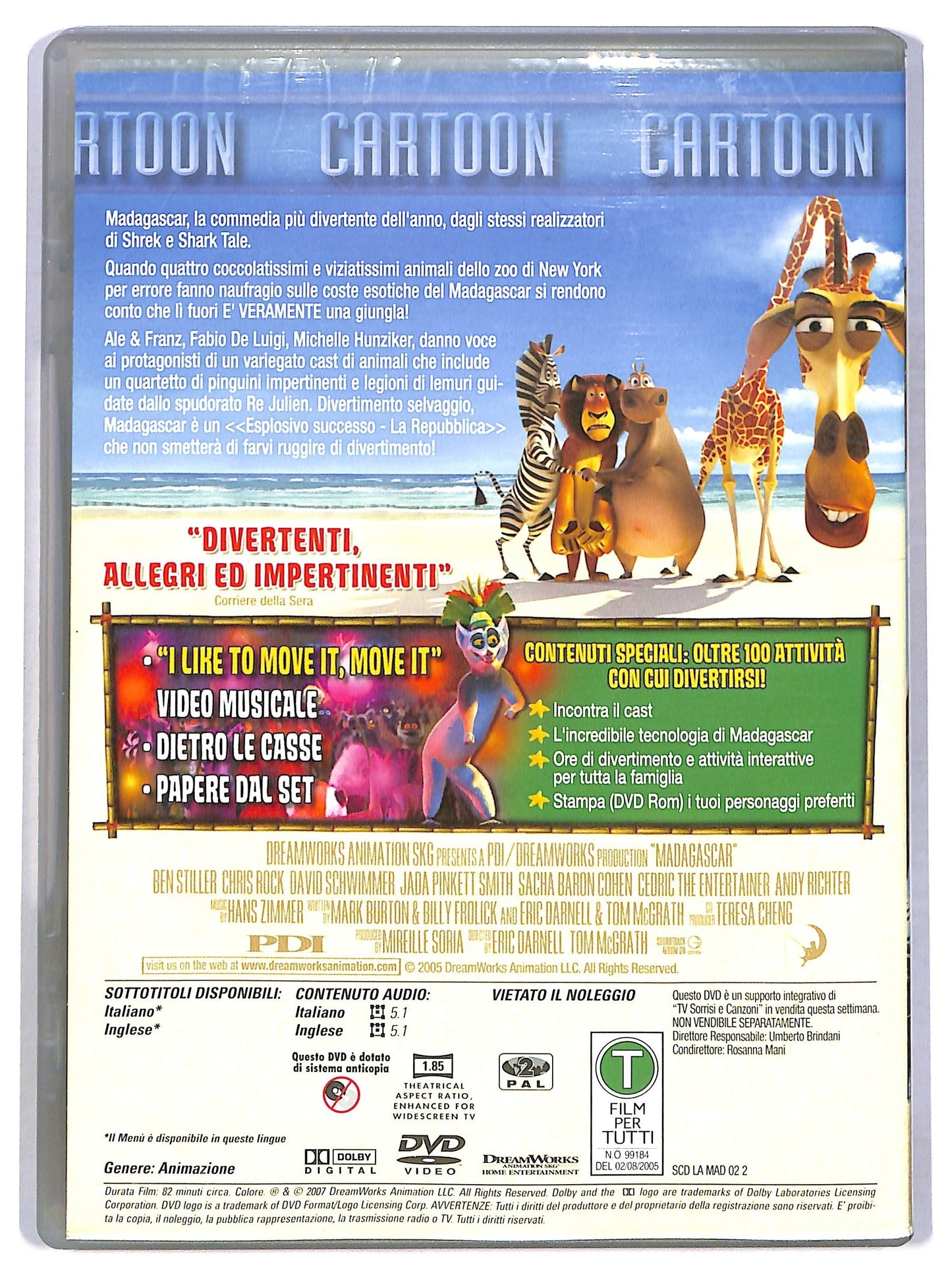 EBOND Madagascar  DVD  Editoriale D780907