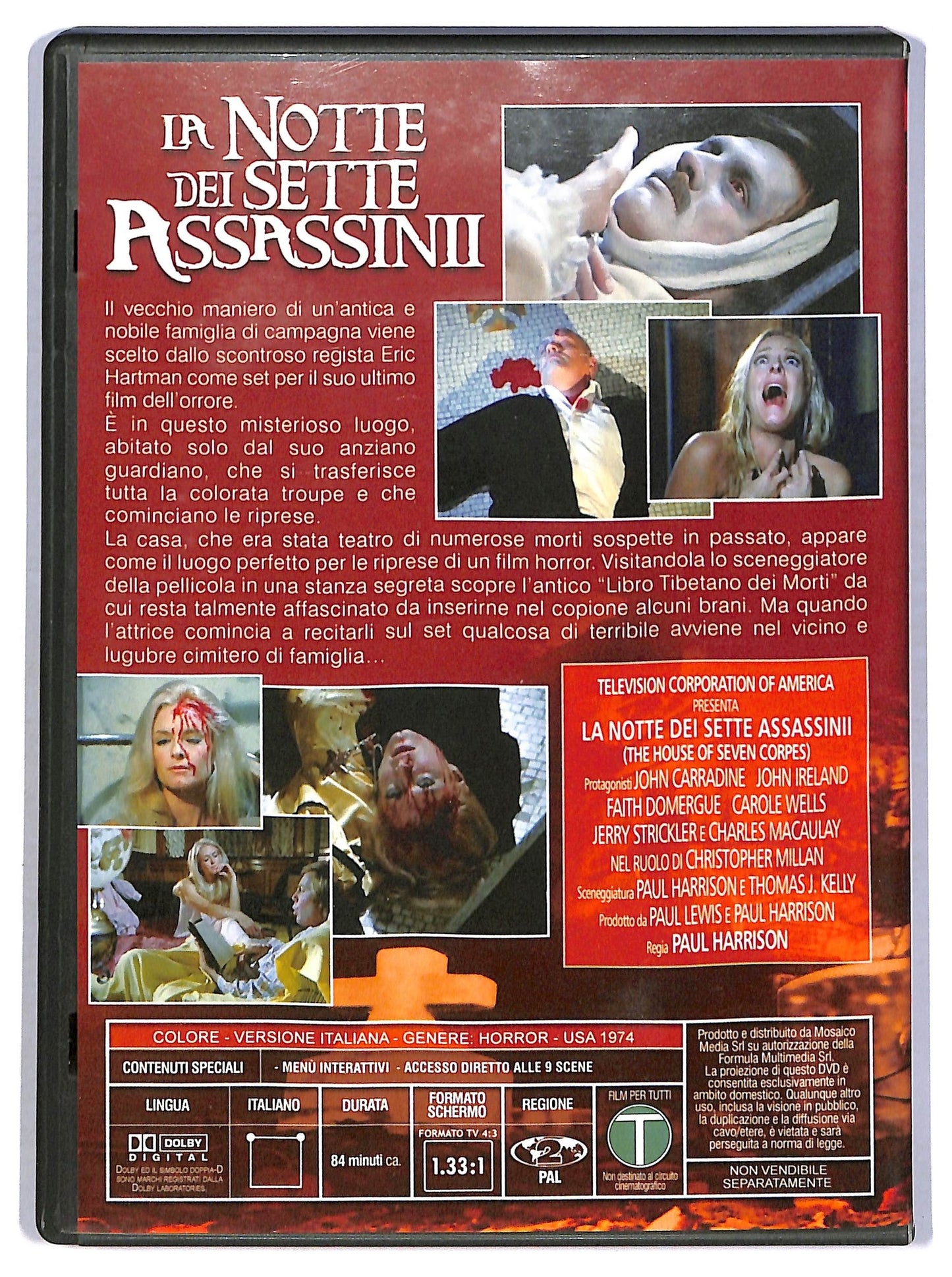 EBOND La notte dei sette assassinii DVD EDITORIALE D780954