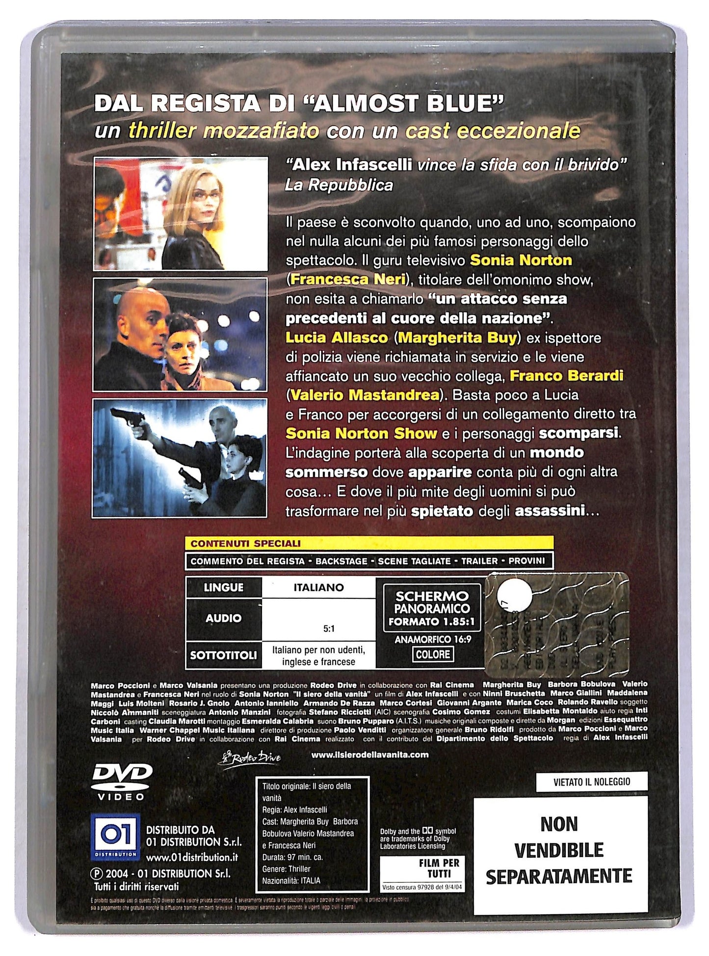EBOND Il siero della vanita  EDITORIALE DVD D781014